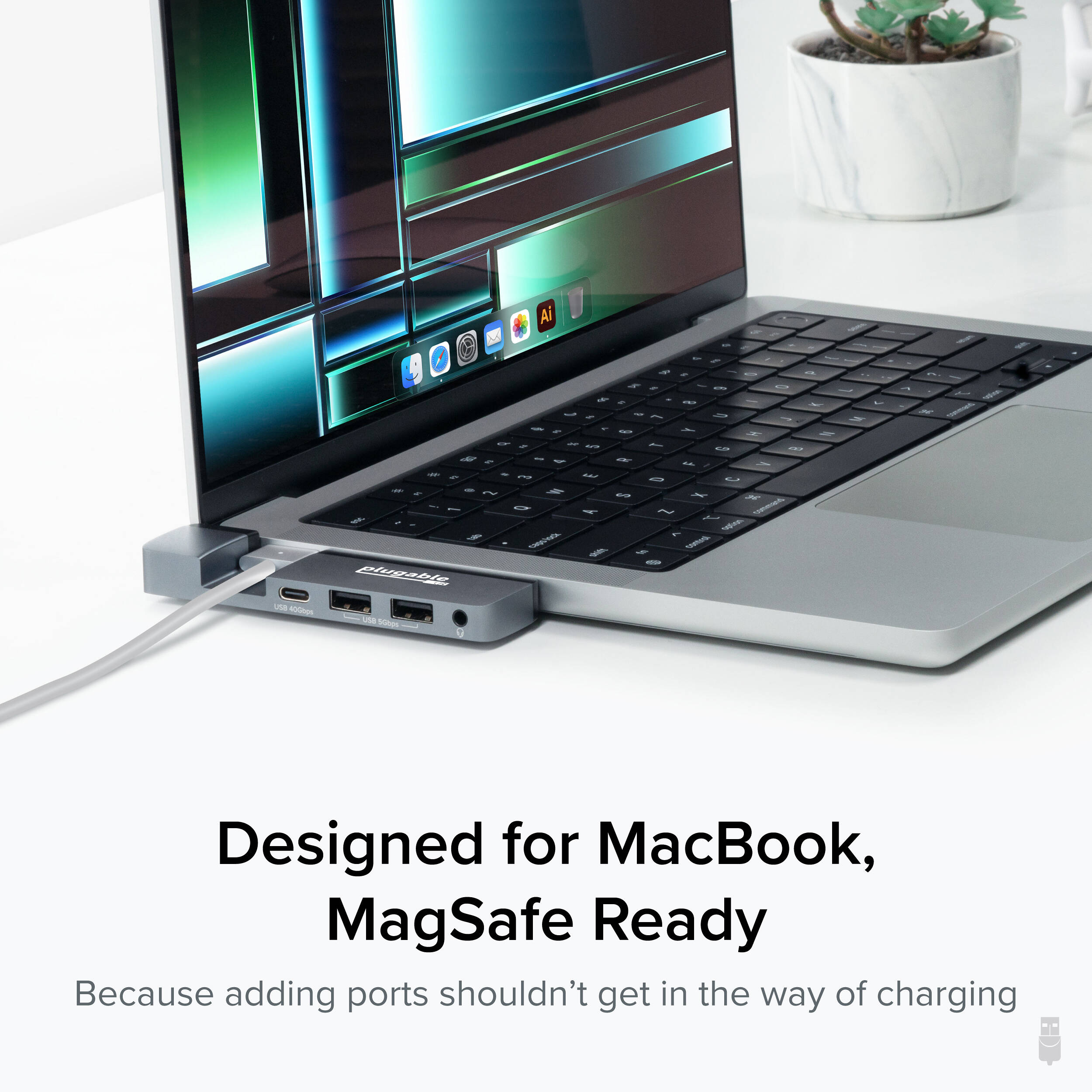5in1 USB C Hub for MacBooks — view 3