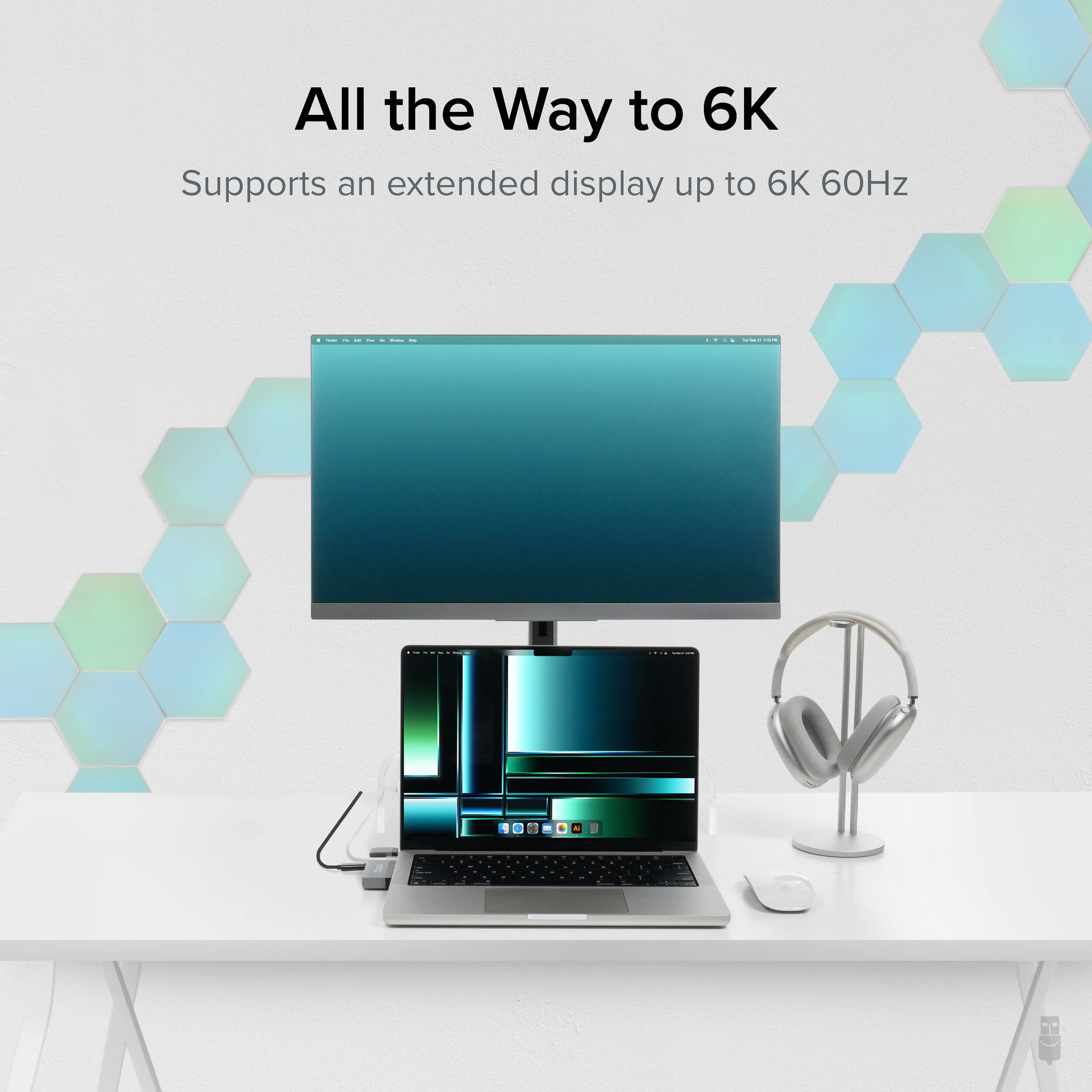 5in1 USB C Hub for MacBooks — view 4