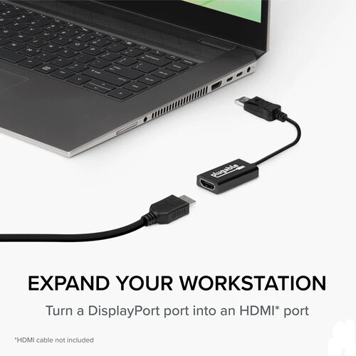 Plugable active DisplayPort to HDMI adapter supporting 4K 60 Hz — view 2