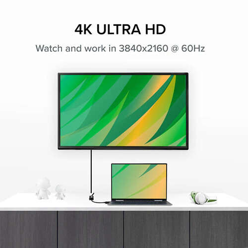 Plugable active DisplayPort to HDMI adapter supporting 4K 60 Hz — view 4