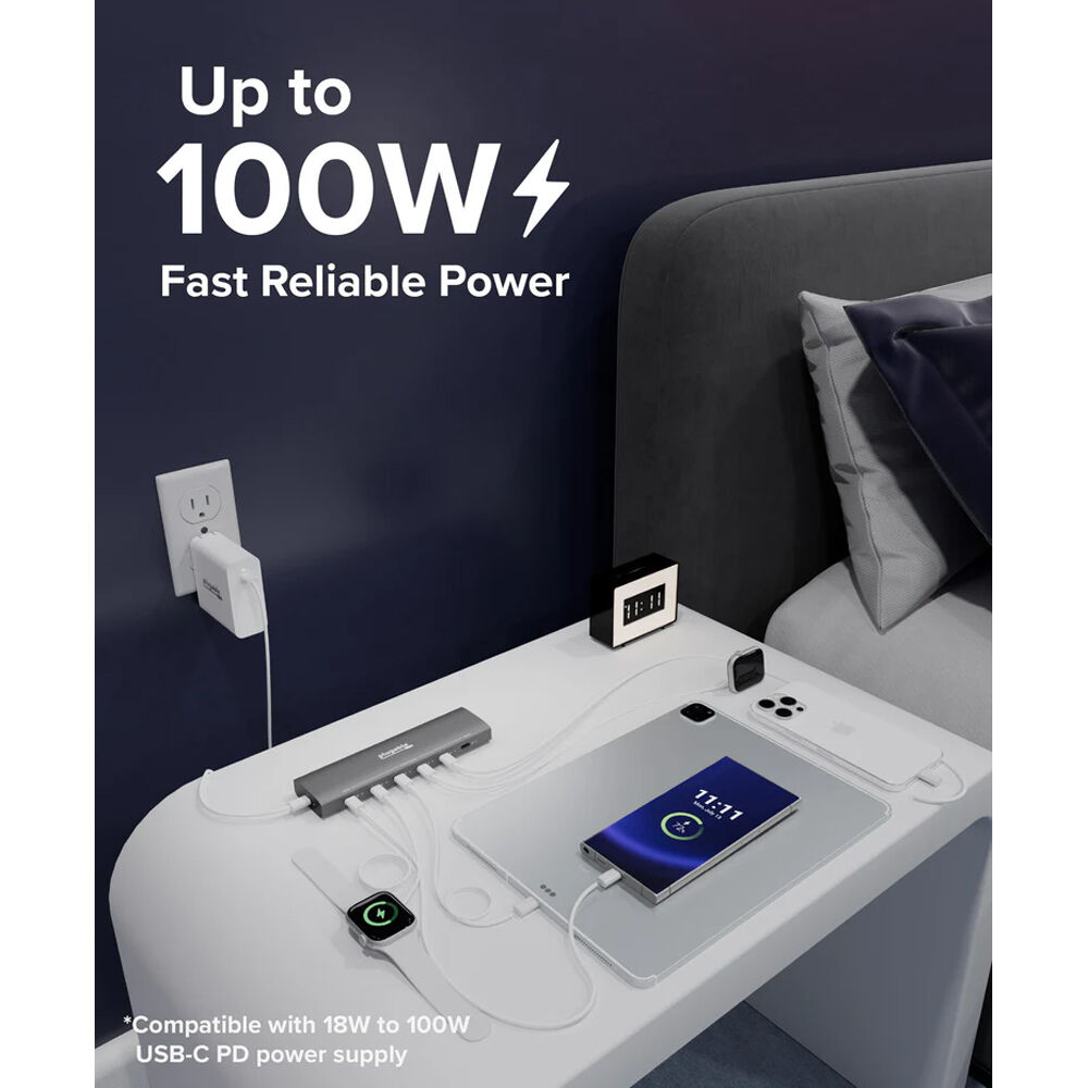 Plugable PS-6CC 6-port USB-C Power Delivery priority charger — view 8