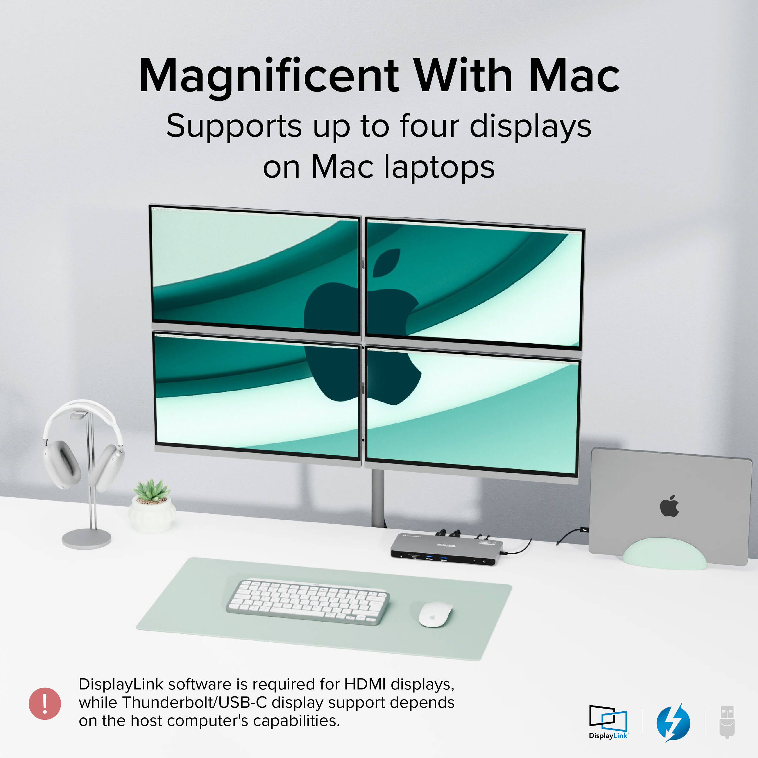 TB4 Quad Display Dock   100W — view 4