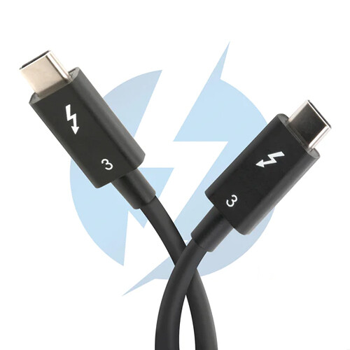 Certified 80cm TB3 Cable 40Gb — view 2