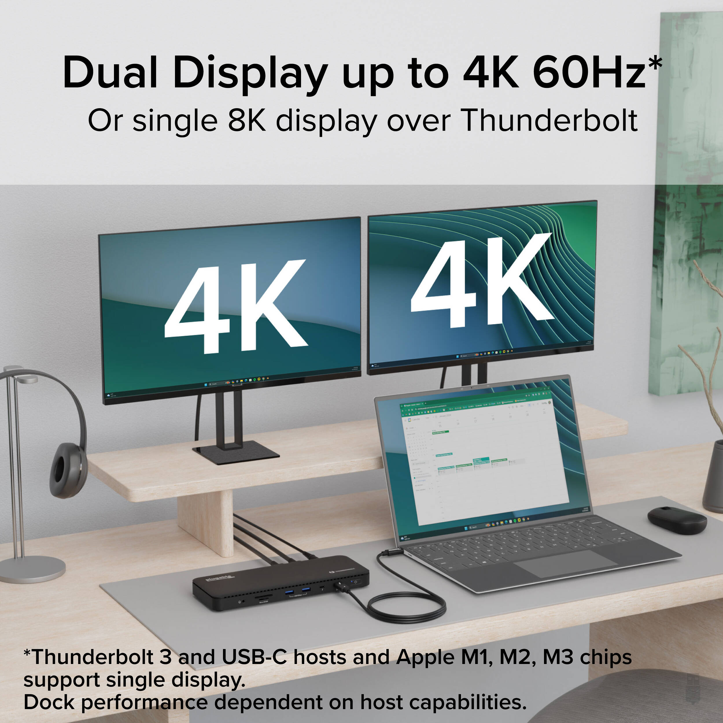Dual HDMI TB4 Dock   100W PD — view 3