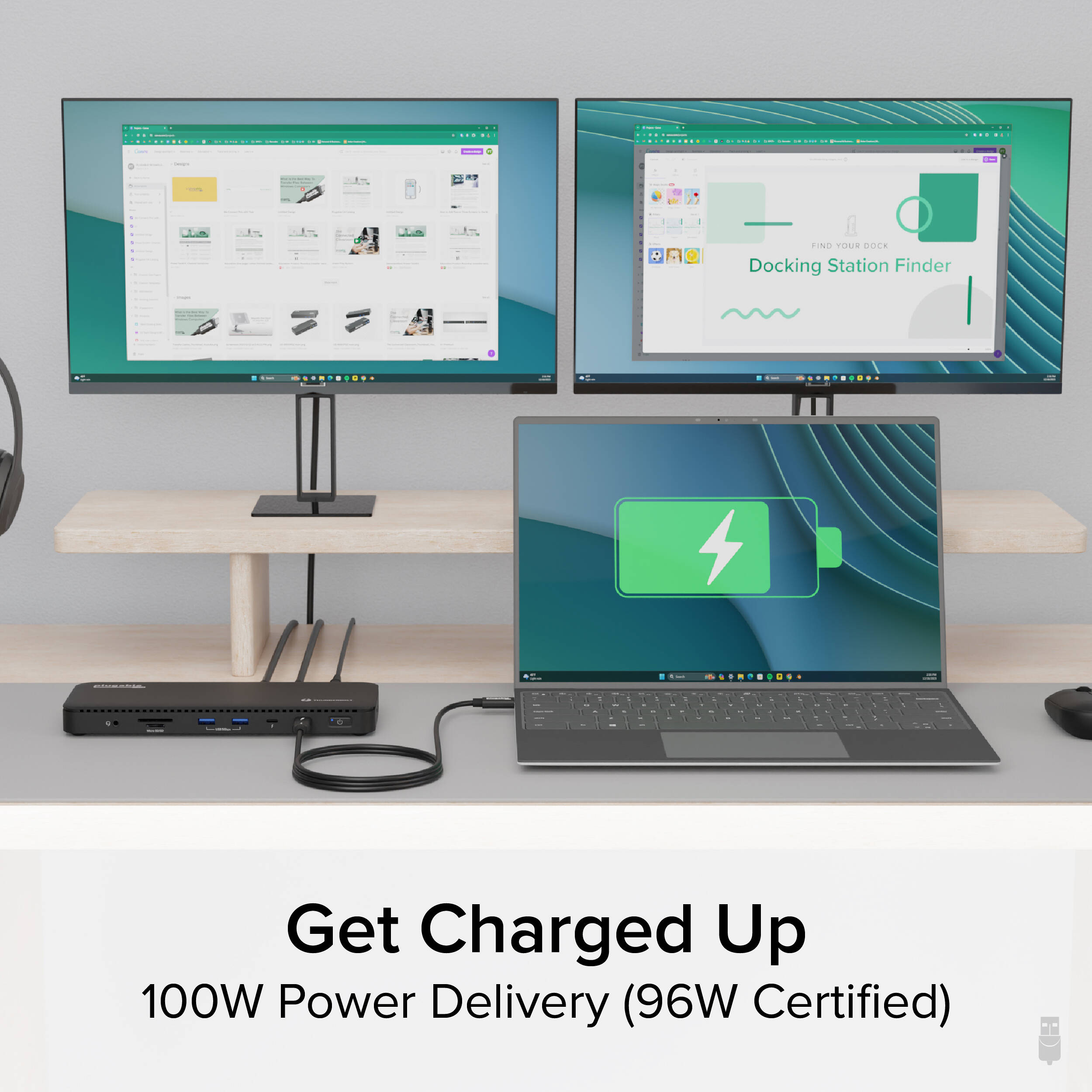 Dual HDMI TB4 Dock   100W PD — view 6