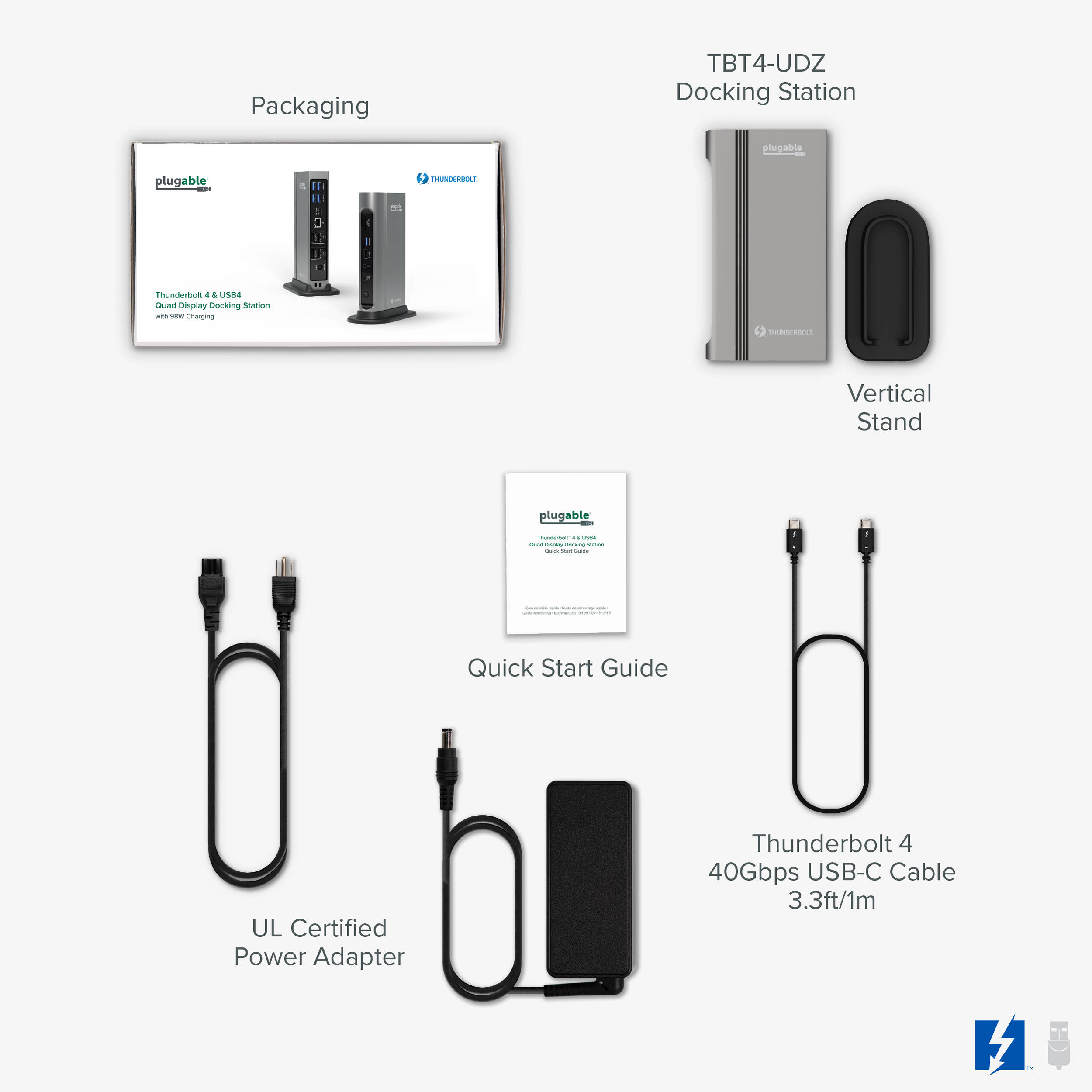 16in1 dual display TB4 Dock — view 10