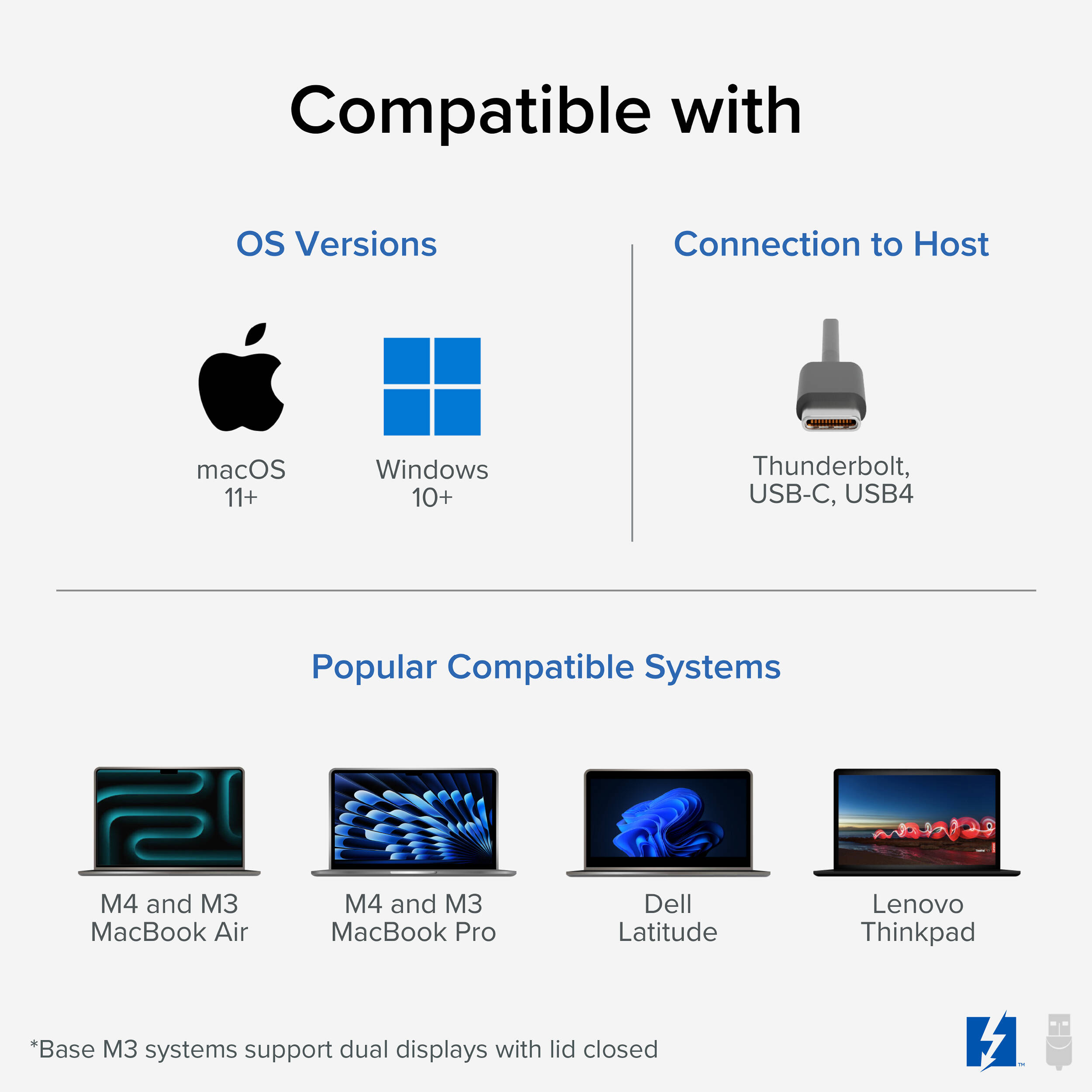 16in1 dual display TB4 Dock — view 6