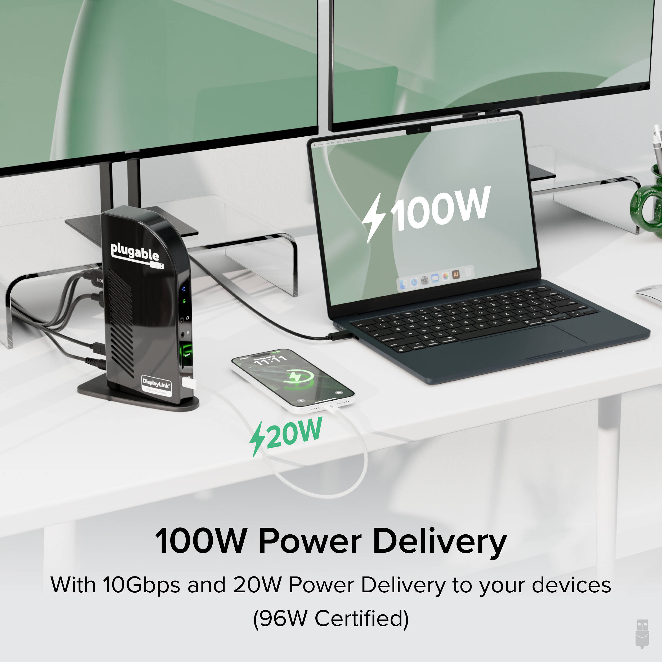 USBC Quad HDMI Dock 100W PD — view 6