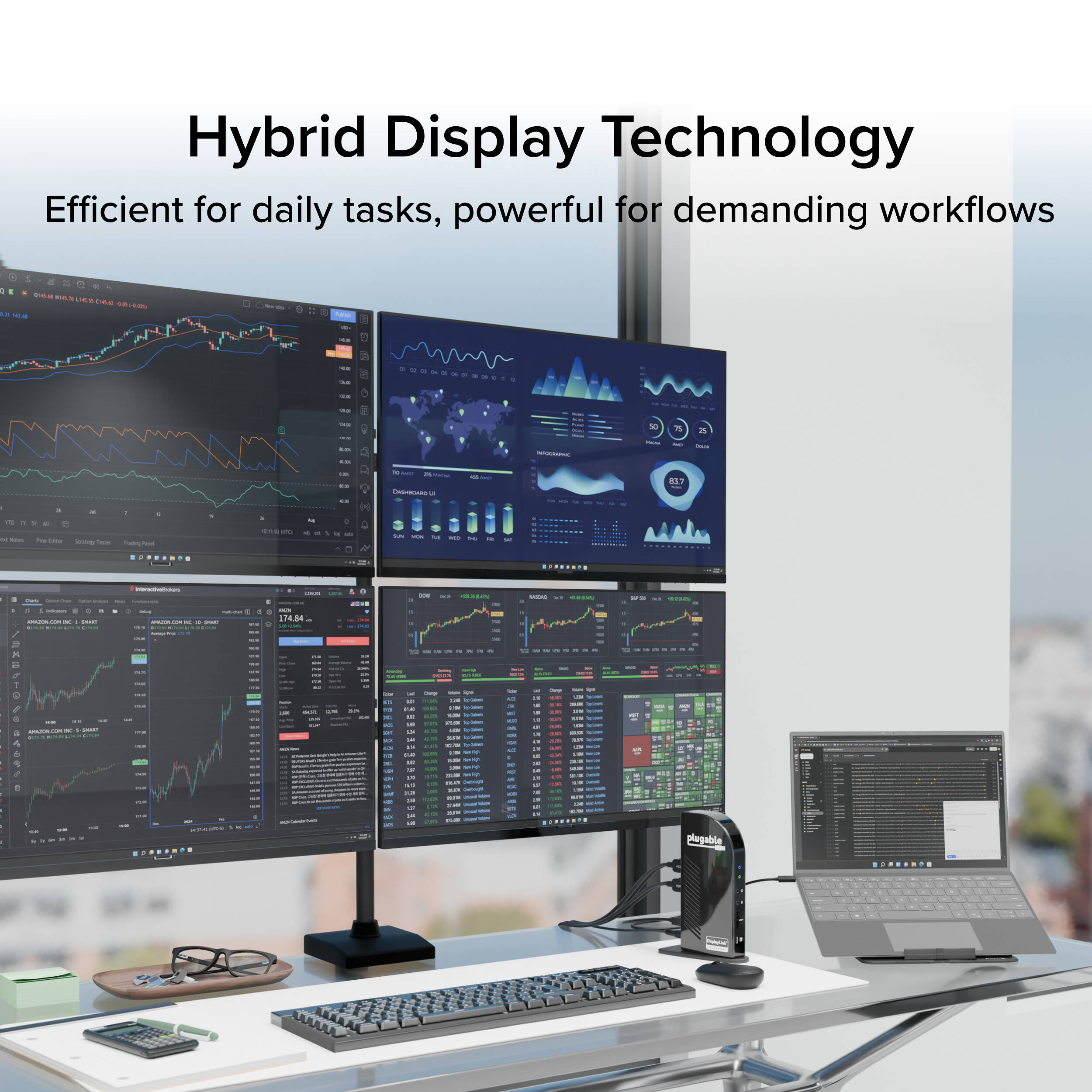 USBC Quad HDMI Dock 100W PD — view 8