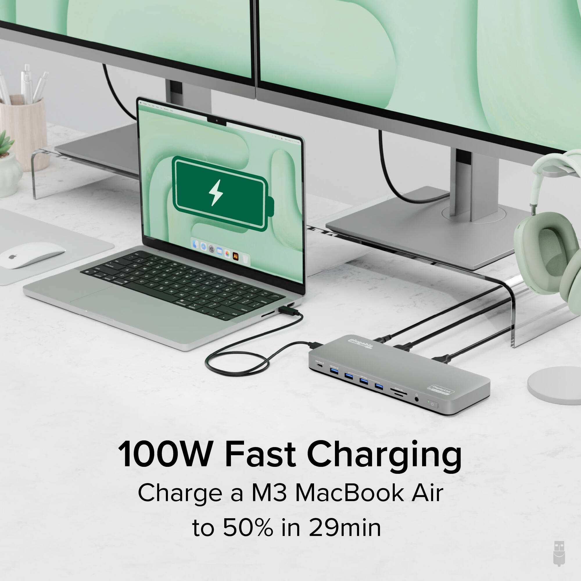 USBC Dual 4K 60Hz Dock 100W — view 5