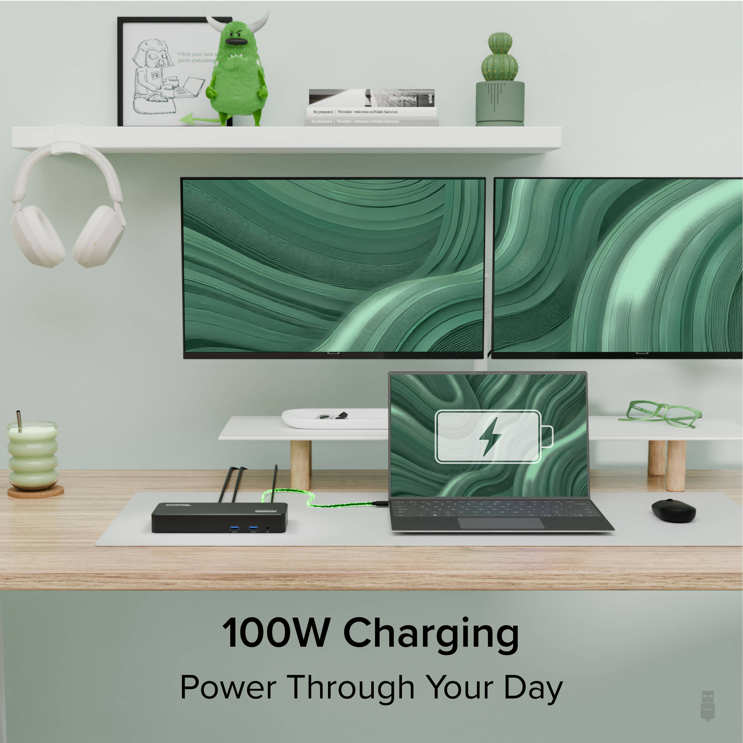 USBC Triple 4K Dock   100W PD — view 4