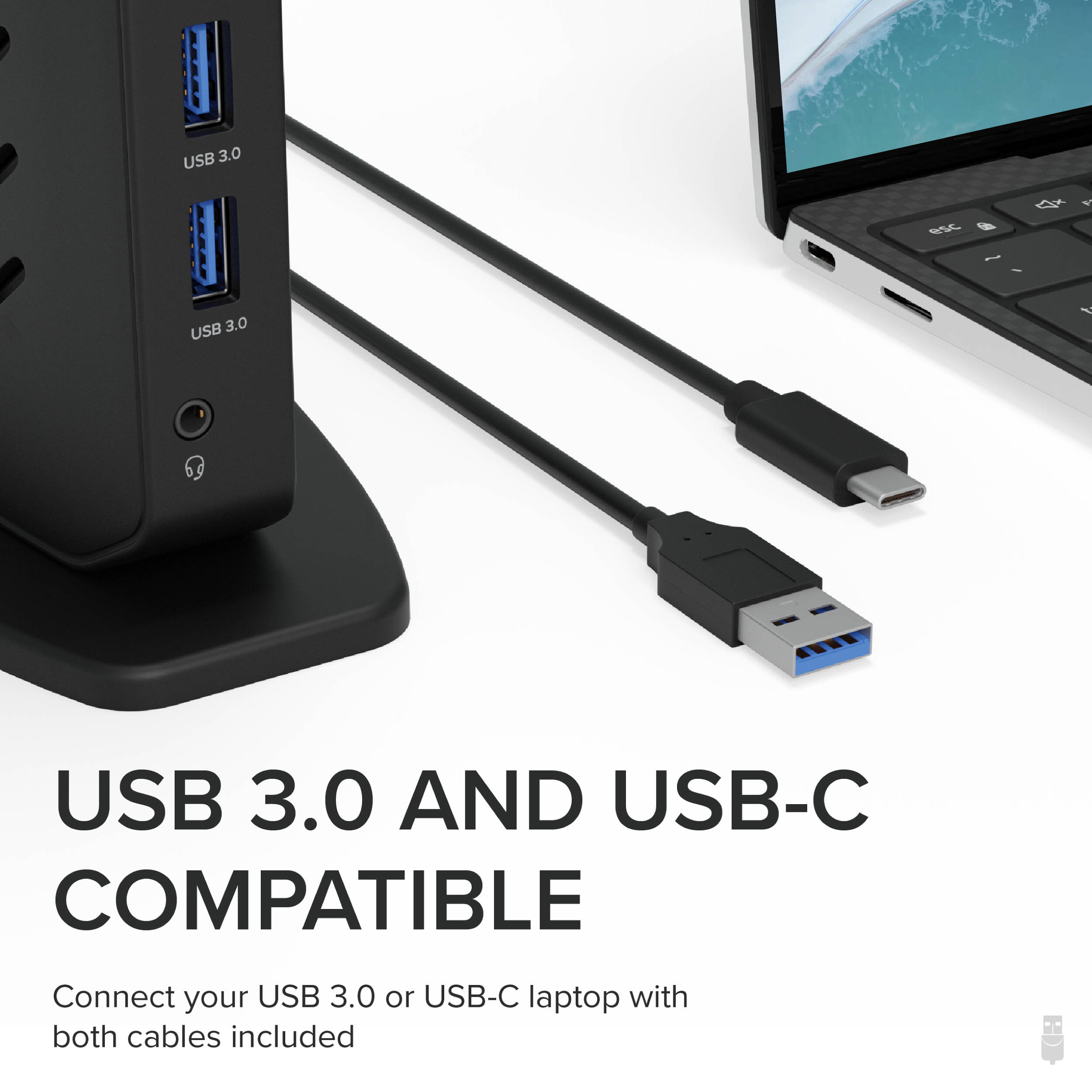 USBC/USB 3.0 Dual 4K Dock — view 4