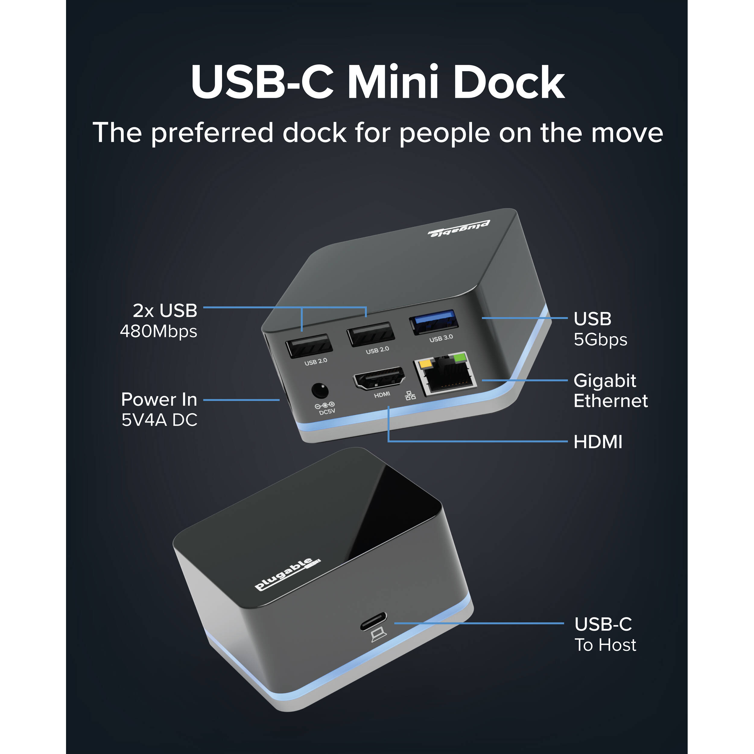 USBC Mini Dock   4K HDMI — view 2