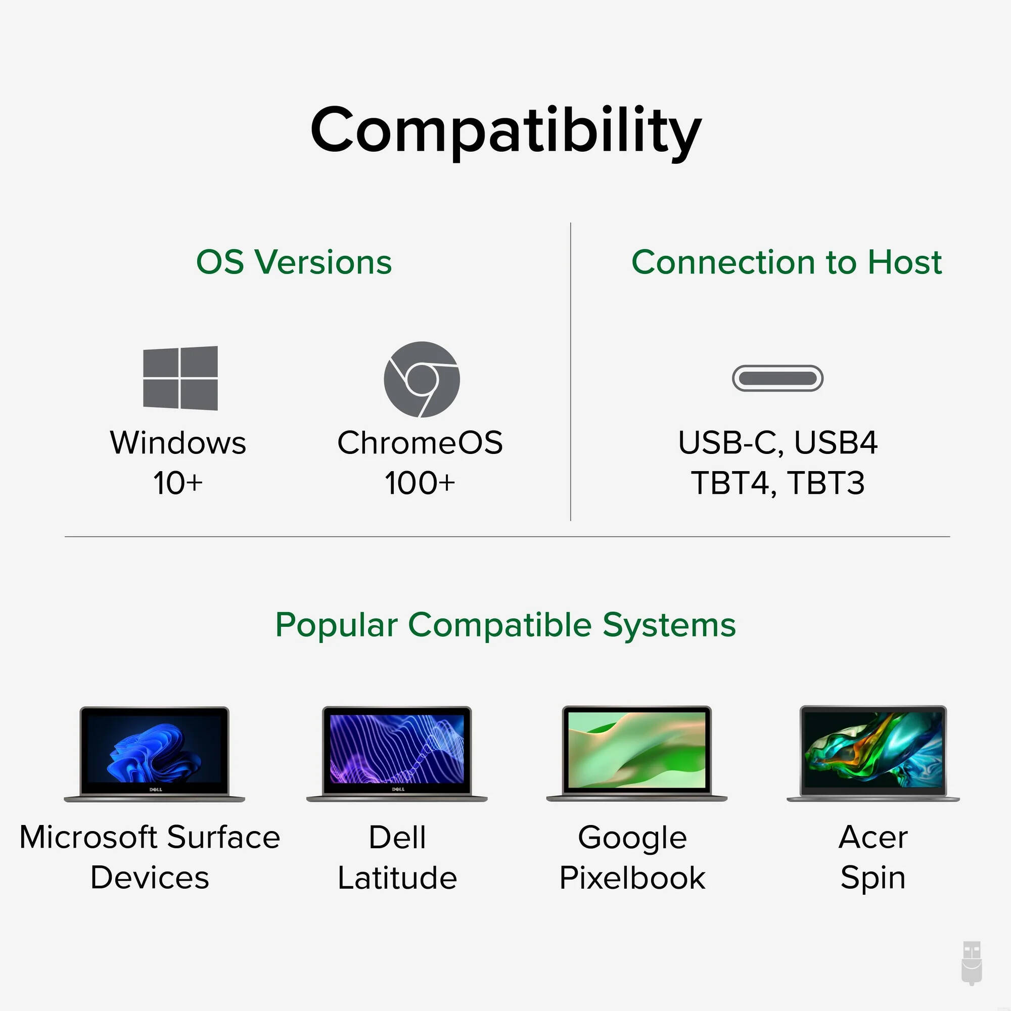USBC Dual 4K HDMI MST Dock — view 7