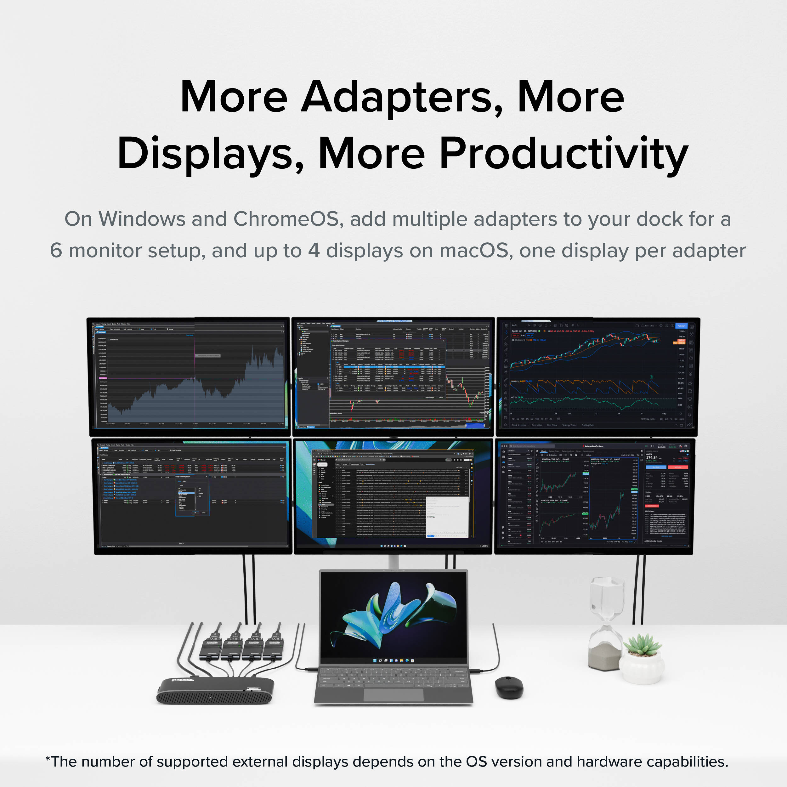Plugable USB to VGA DVI HDMI adapter for adding an external monitor from a USB 2.0 port — view 3