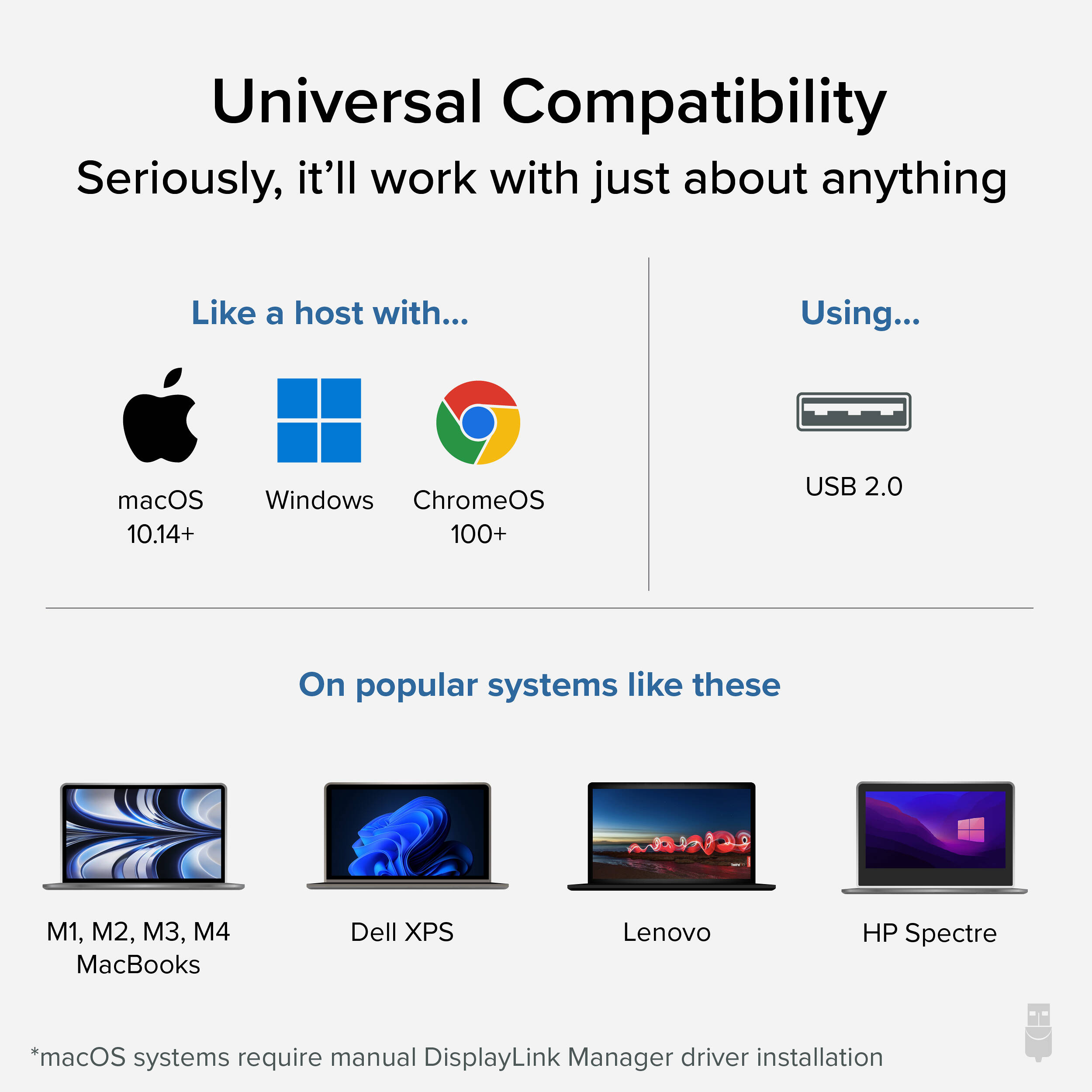 Plugable USB to VGA DVI HDMI adapter for adding an external monitor from a USB 2.0 port — view 4