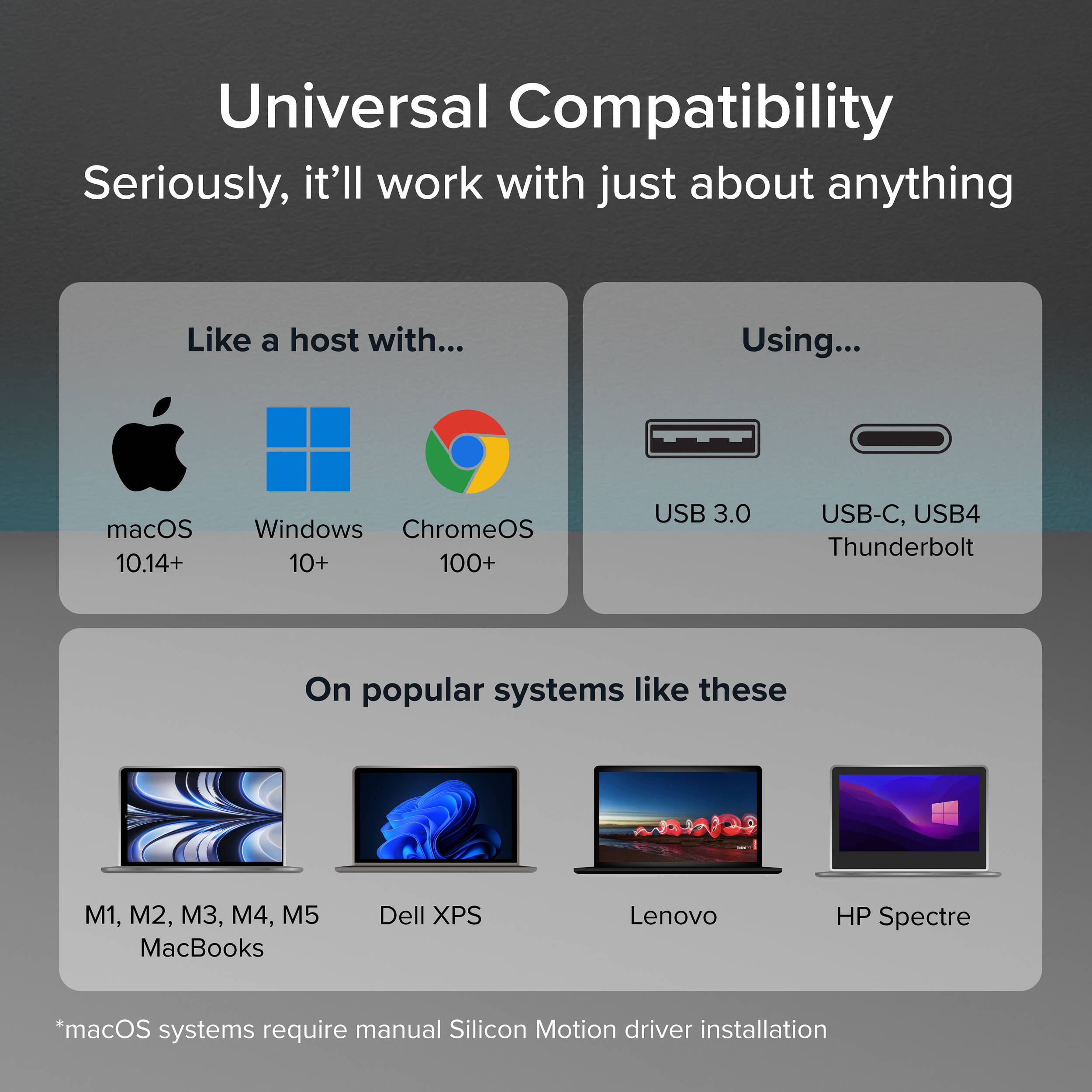 USBC and USB A to DP Adapter — view 4