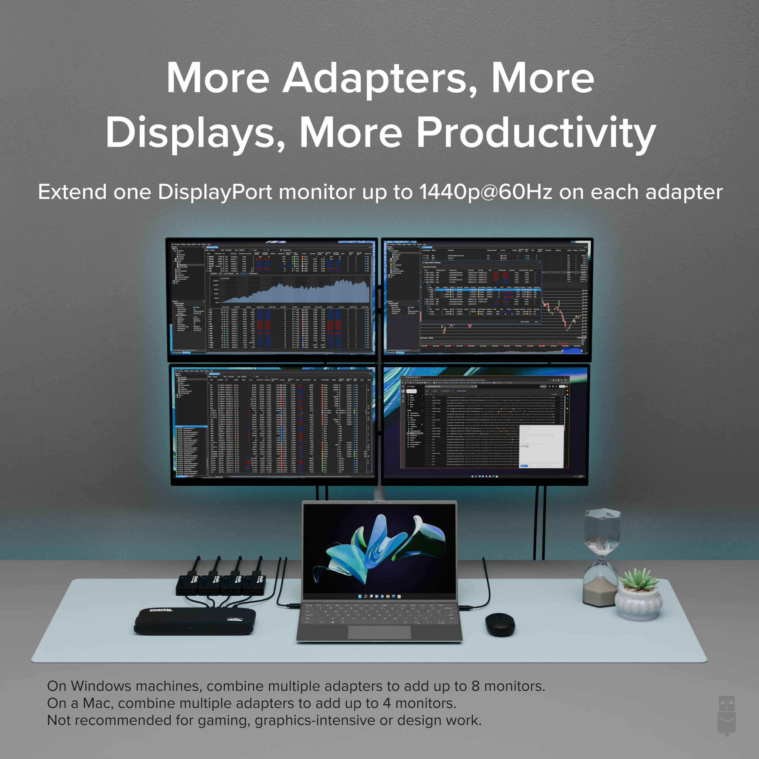 USBC and USB A to DP Adapter — view 5