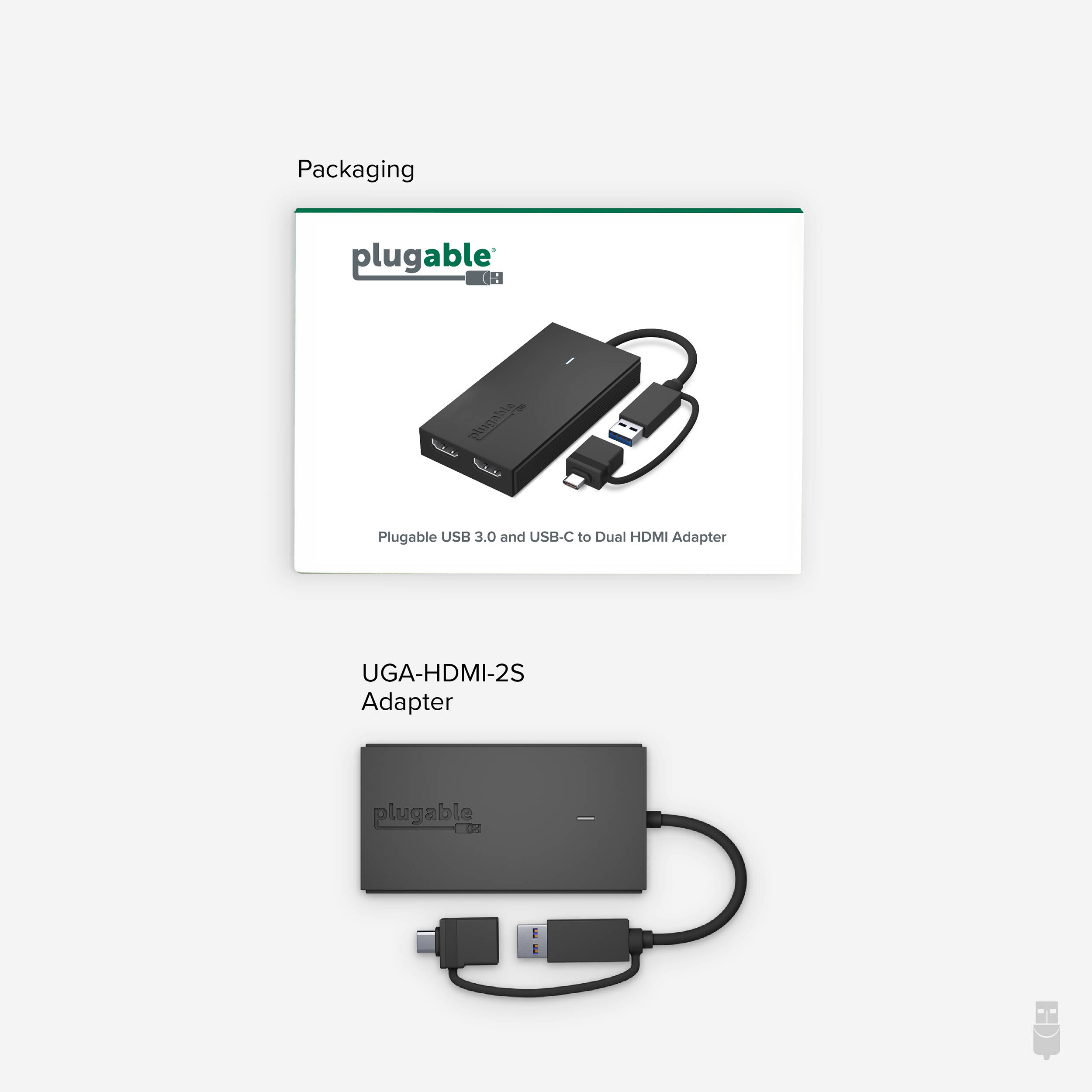 USBC/A to Dual HDMI Adapter — view 8