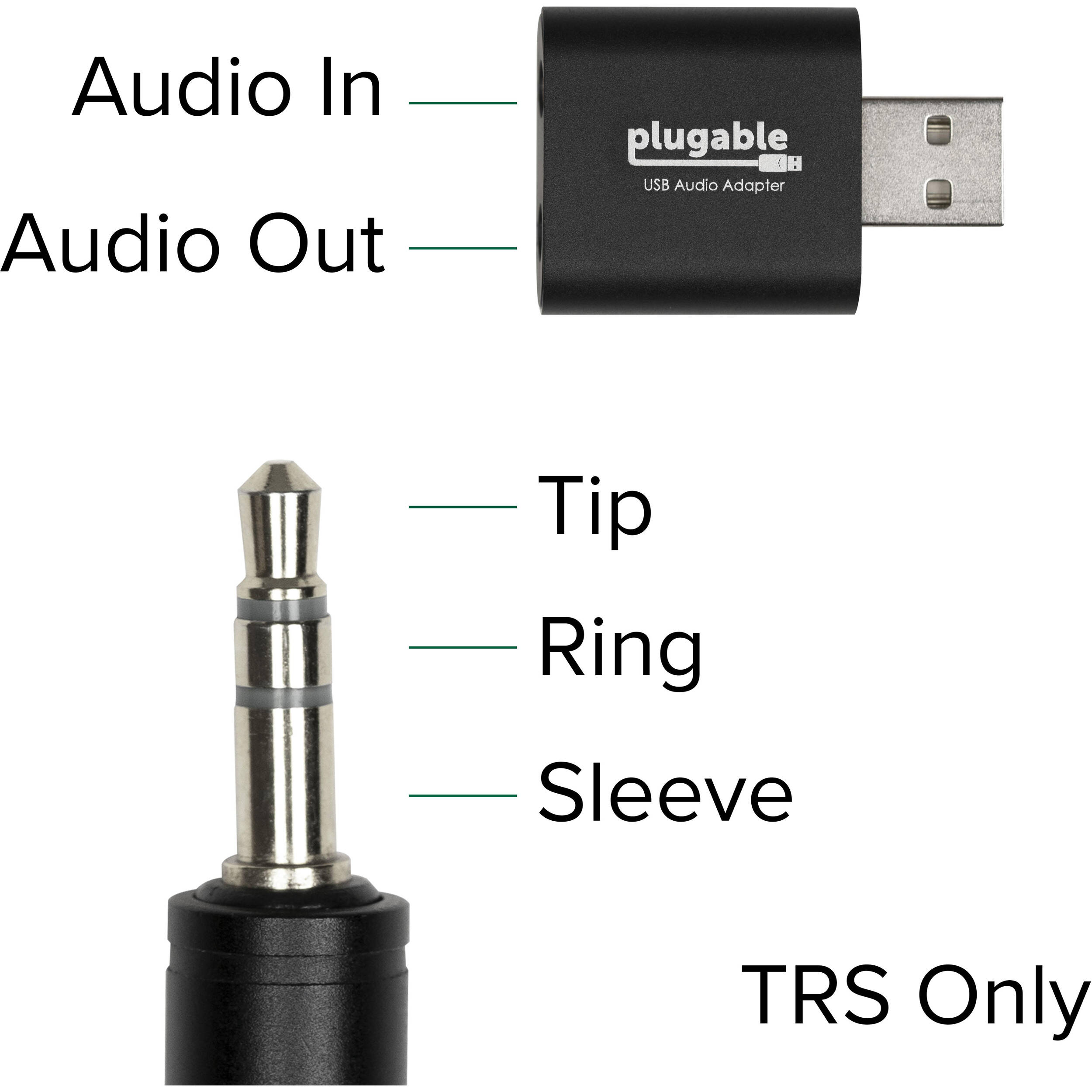 USB Audio Adapter   3.5mm — view 3