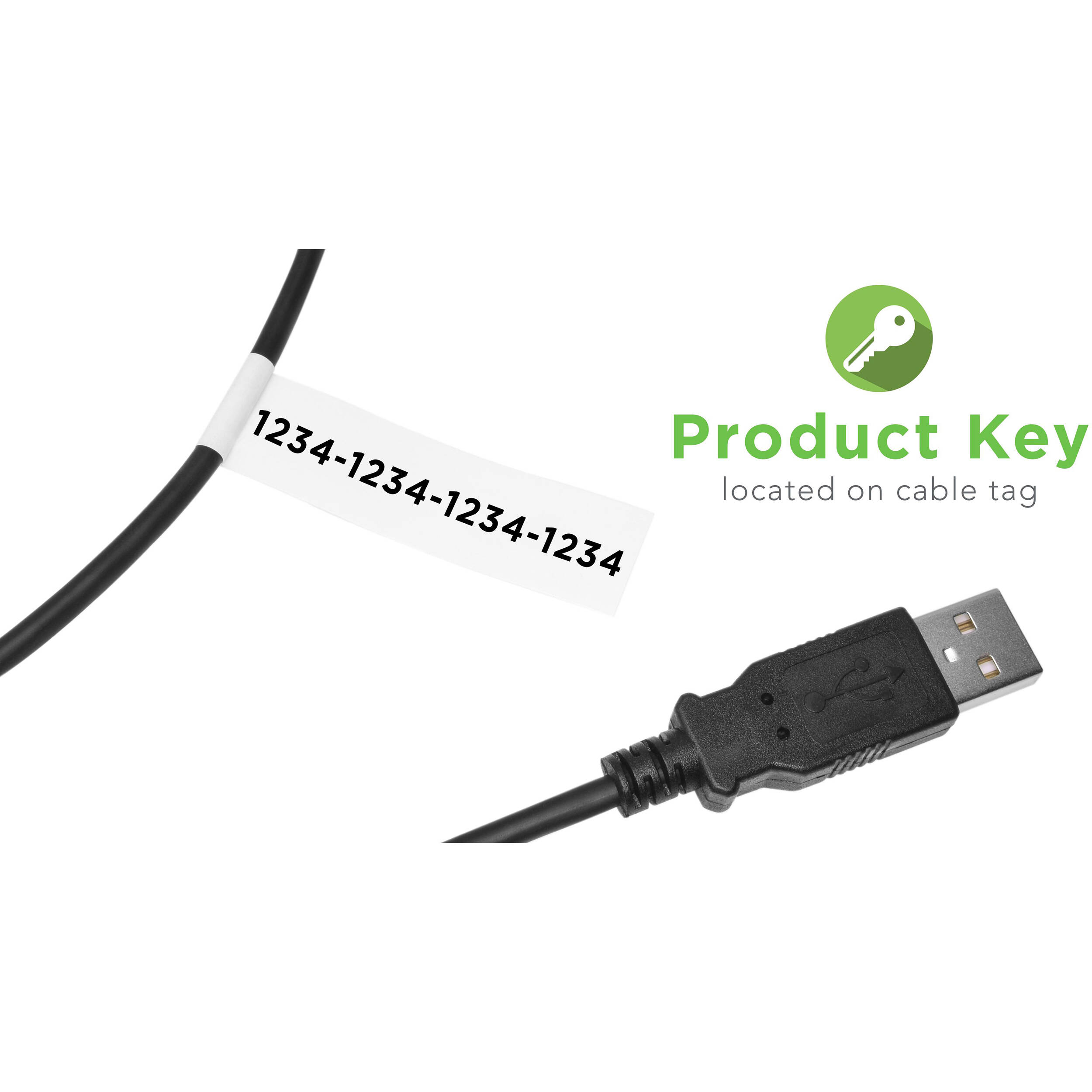 Plugable USB 2.0 transfer cable for PC with dual USB 2.0 Type A male connectors — view 2