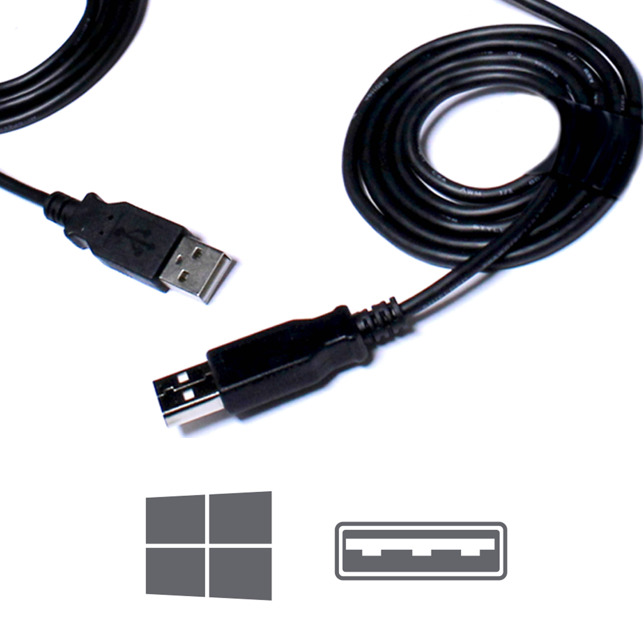 Plugable USB 2.0 transfer cable for PC with dual USB 2.0 Type A male connectors — view 6