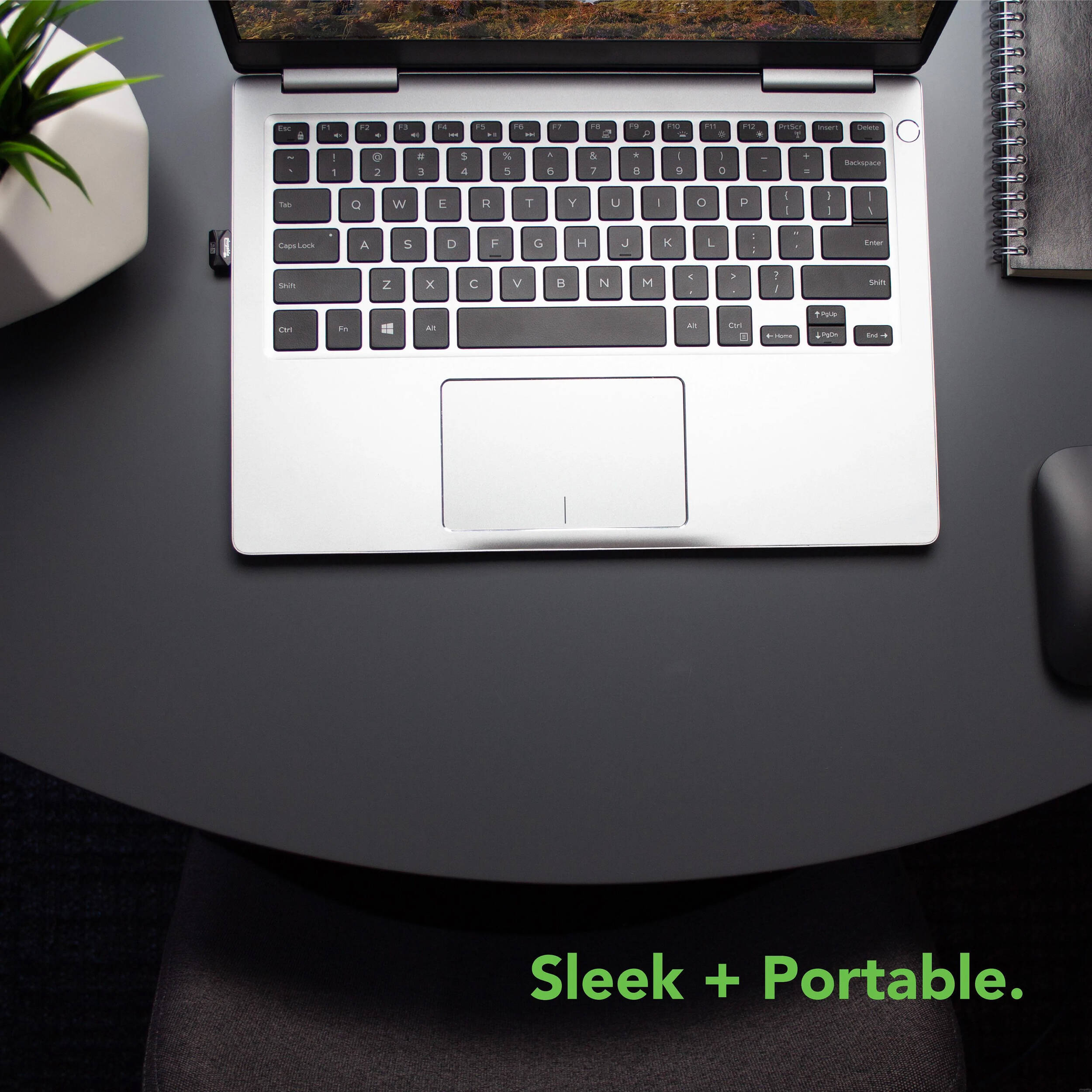 Plugable USB 2.0 nano WiFi adapter with 802.11n support — view 3