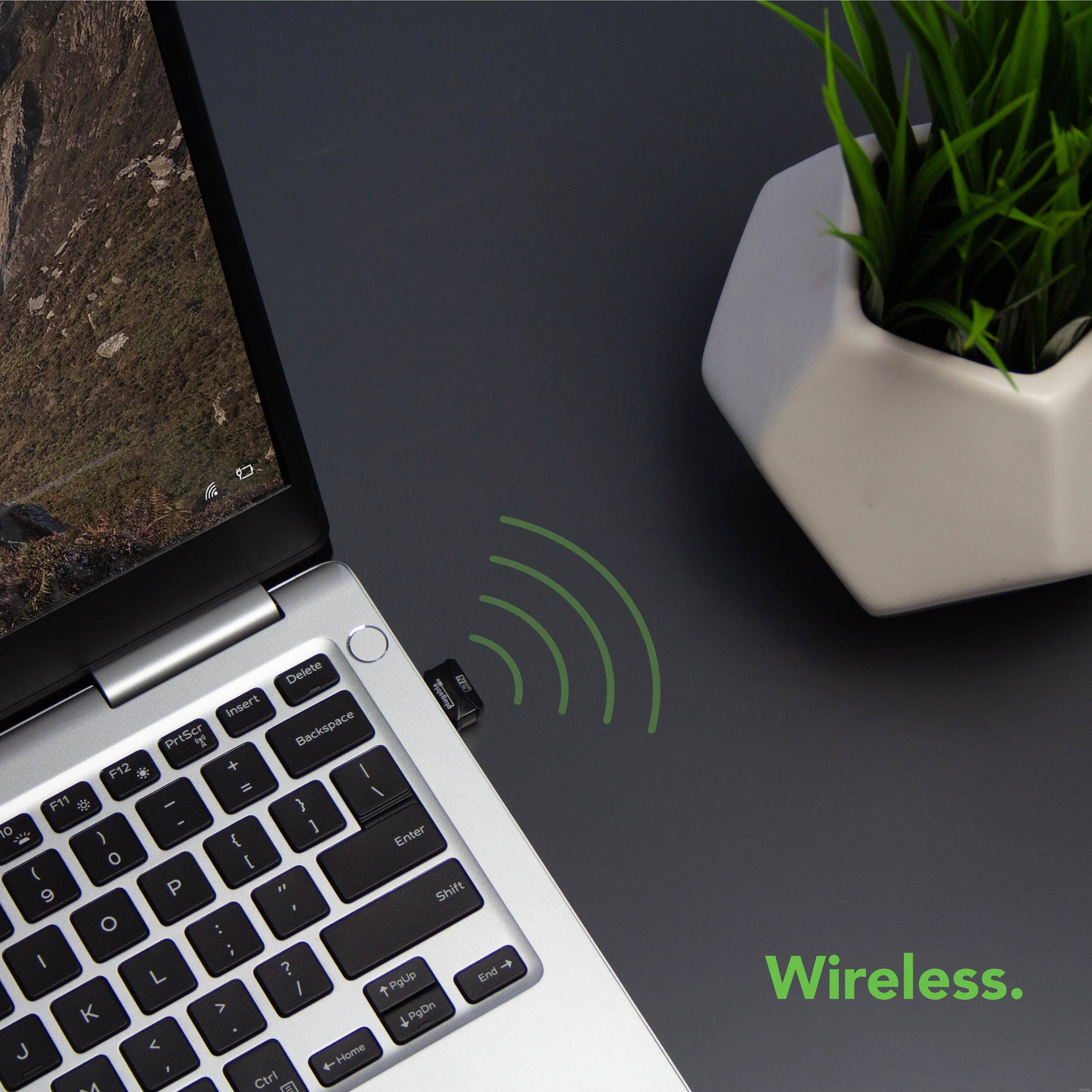 Plugable USB 2.0 nano WiFi adapter with 802.11n support — view 4