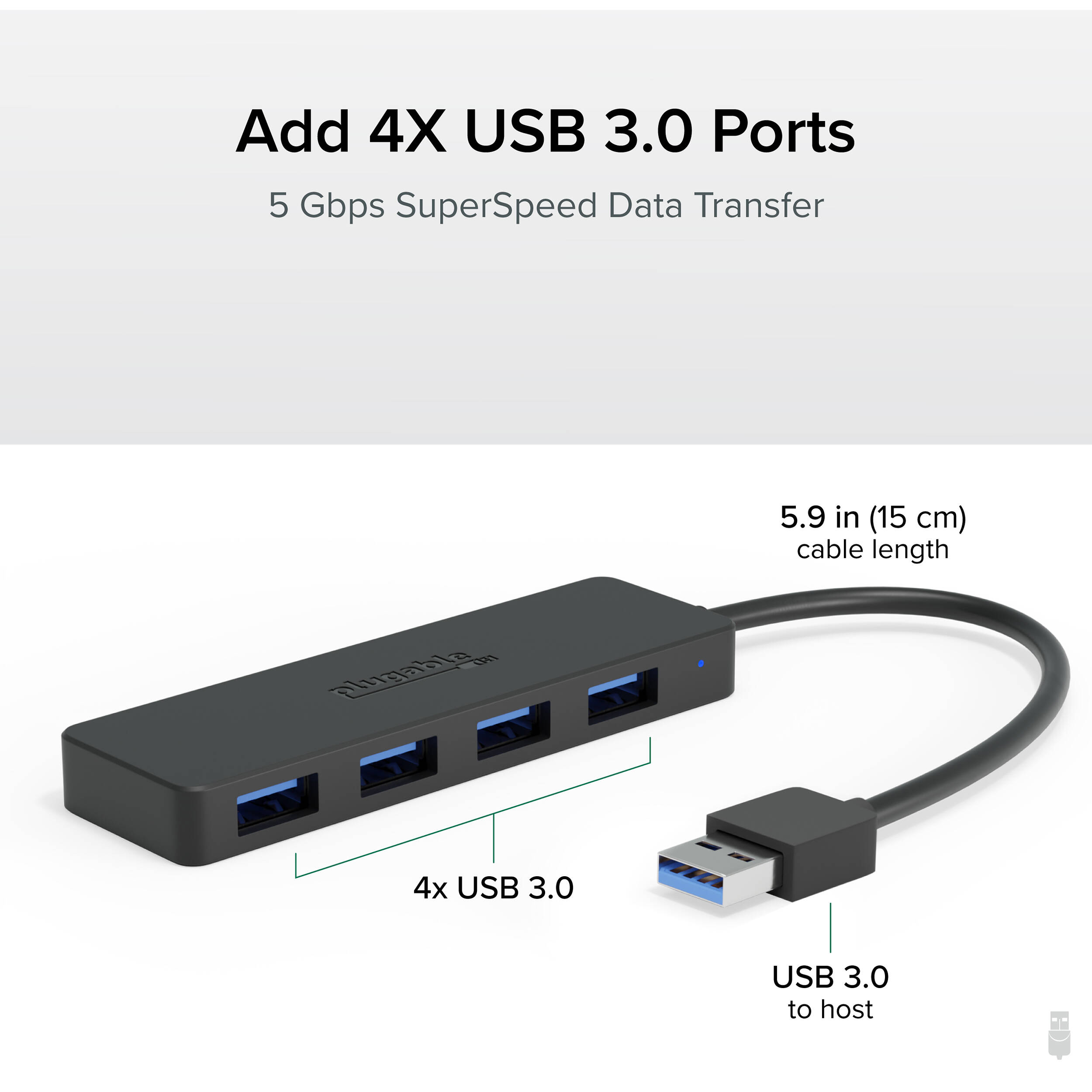 4Port USB 3.0 Hub — view 2
