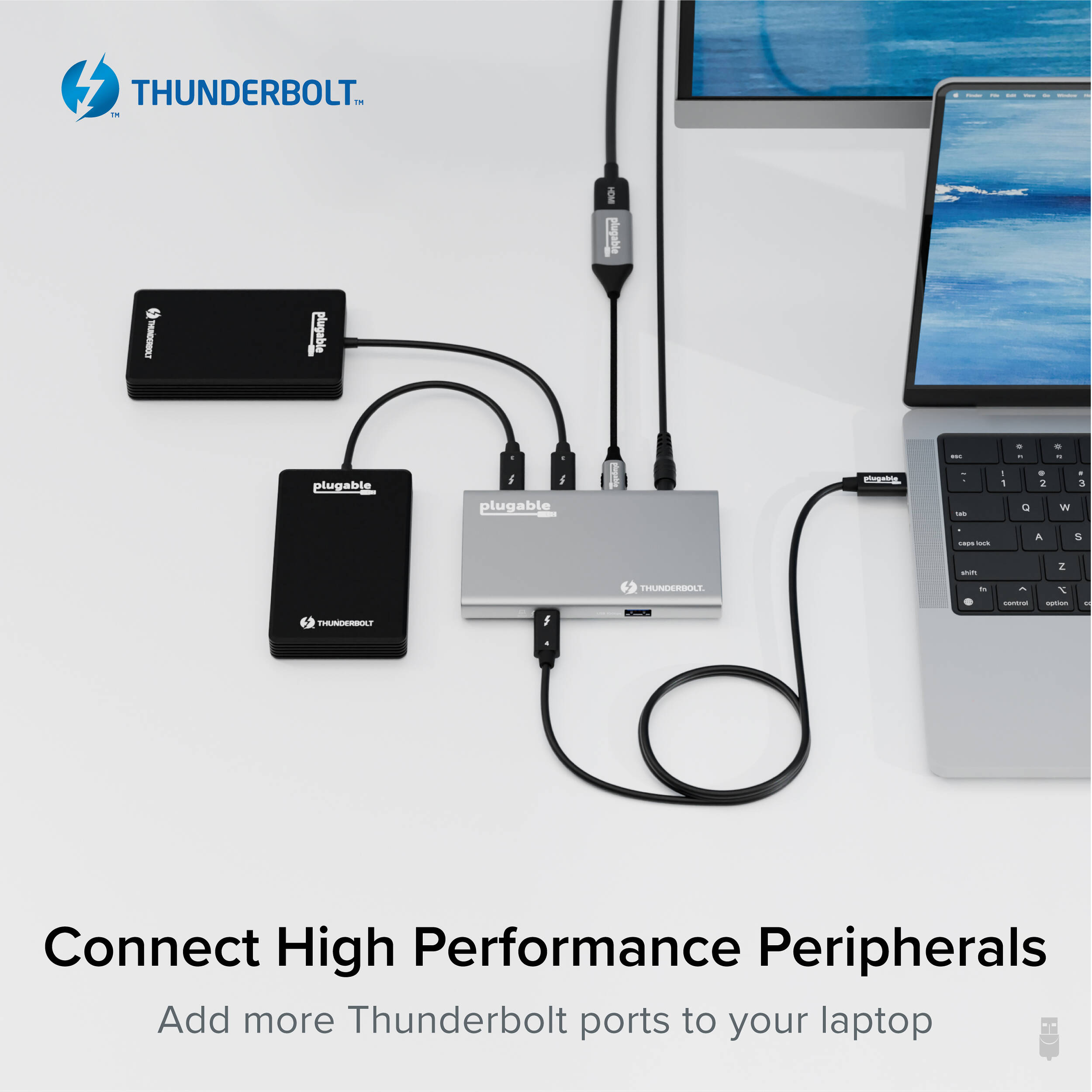 5in1 TB4 and USB4 Hub — view 5