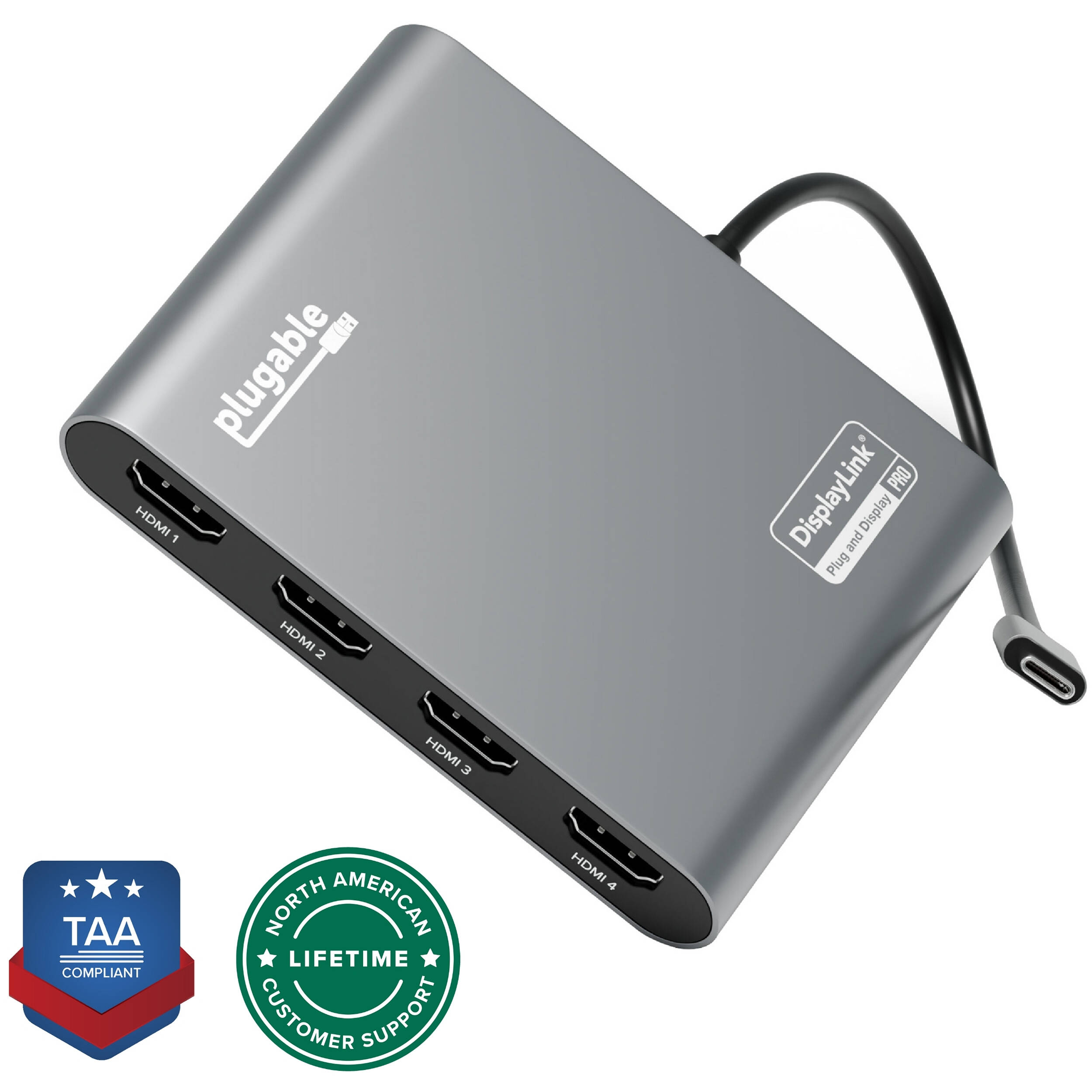 USBC Quad HDMI Dock 100W PD — view 9