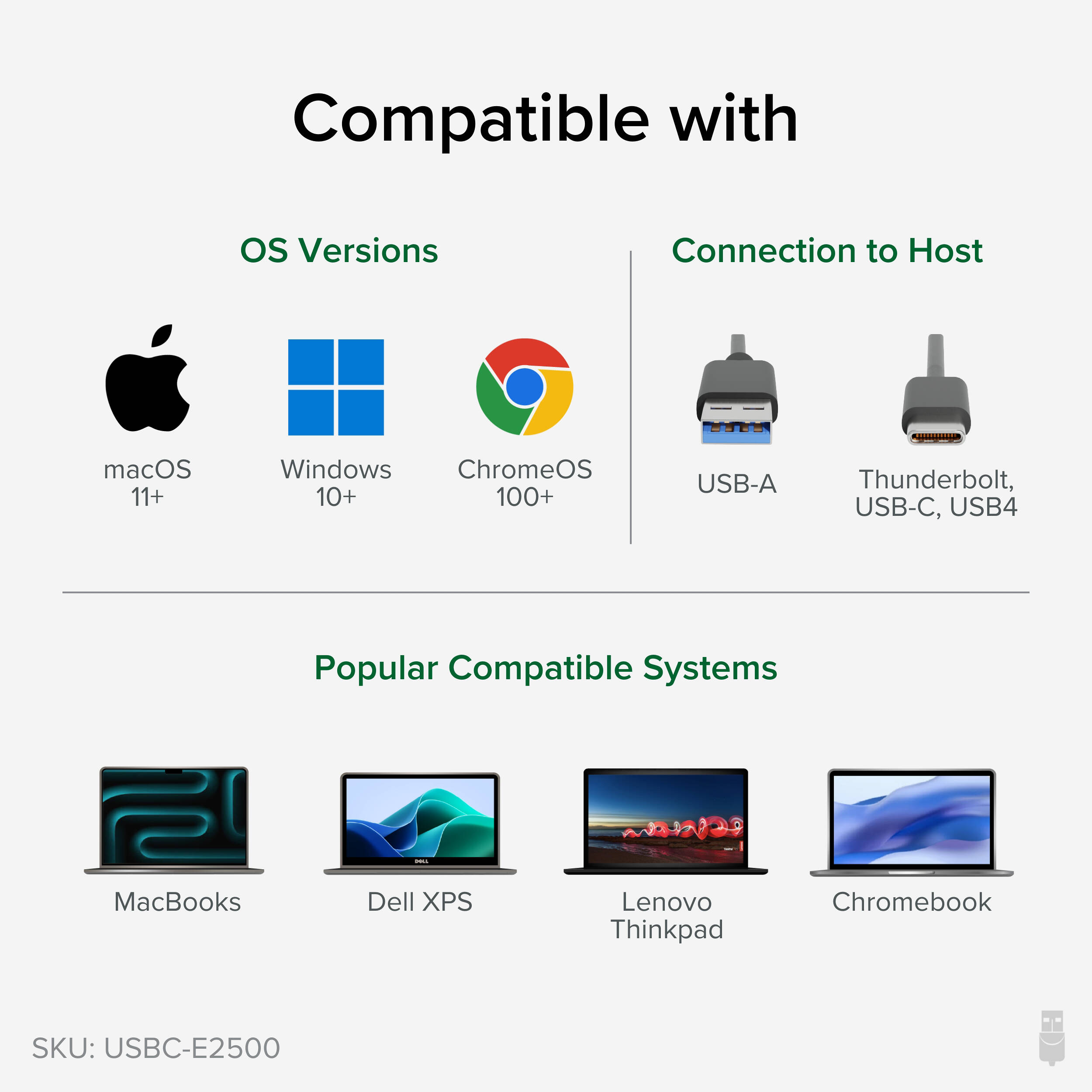 Plugable USBC-E2500 USB-C and USB 3.0 to 2.5 Gigabit Ethernet adapter — view 11