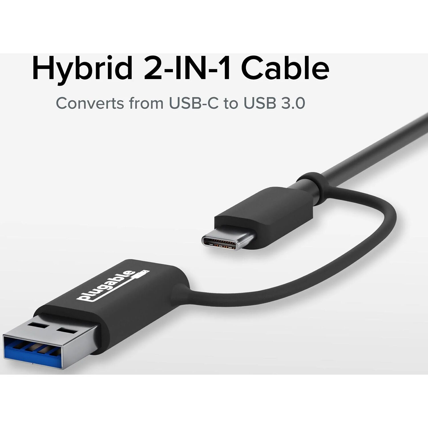 Plugable USBC-E2500 USB-C and USB 3.0 to 2.5 Gigabit Ethernet adapter — view 3
