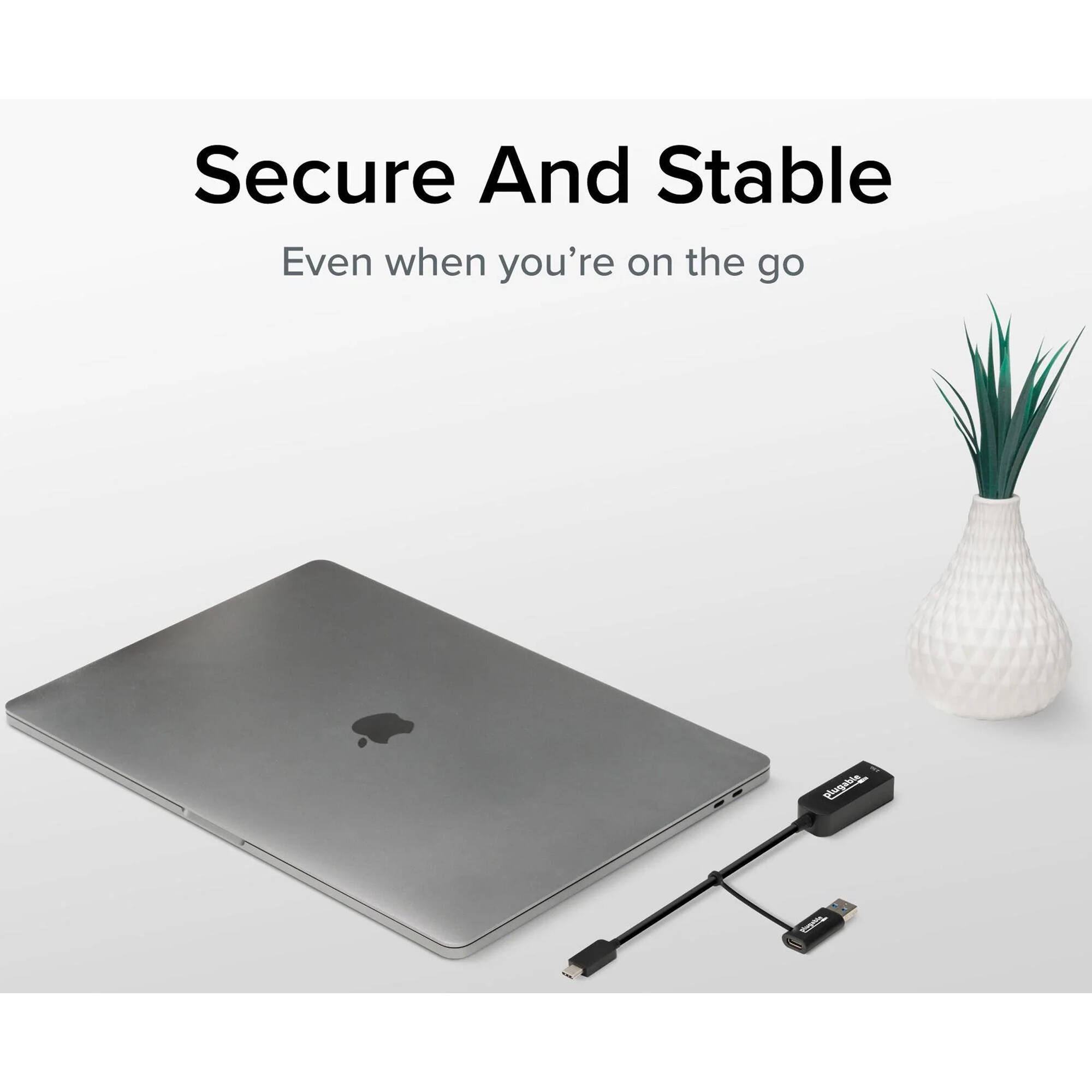 Plugable USBC-E2500 USB-C and USB 3.0 to 2.5 Gigabit Ethernet adapter — view 7