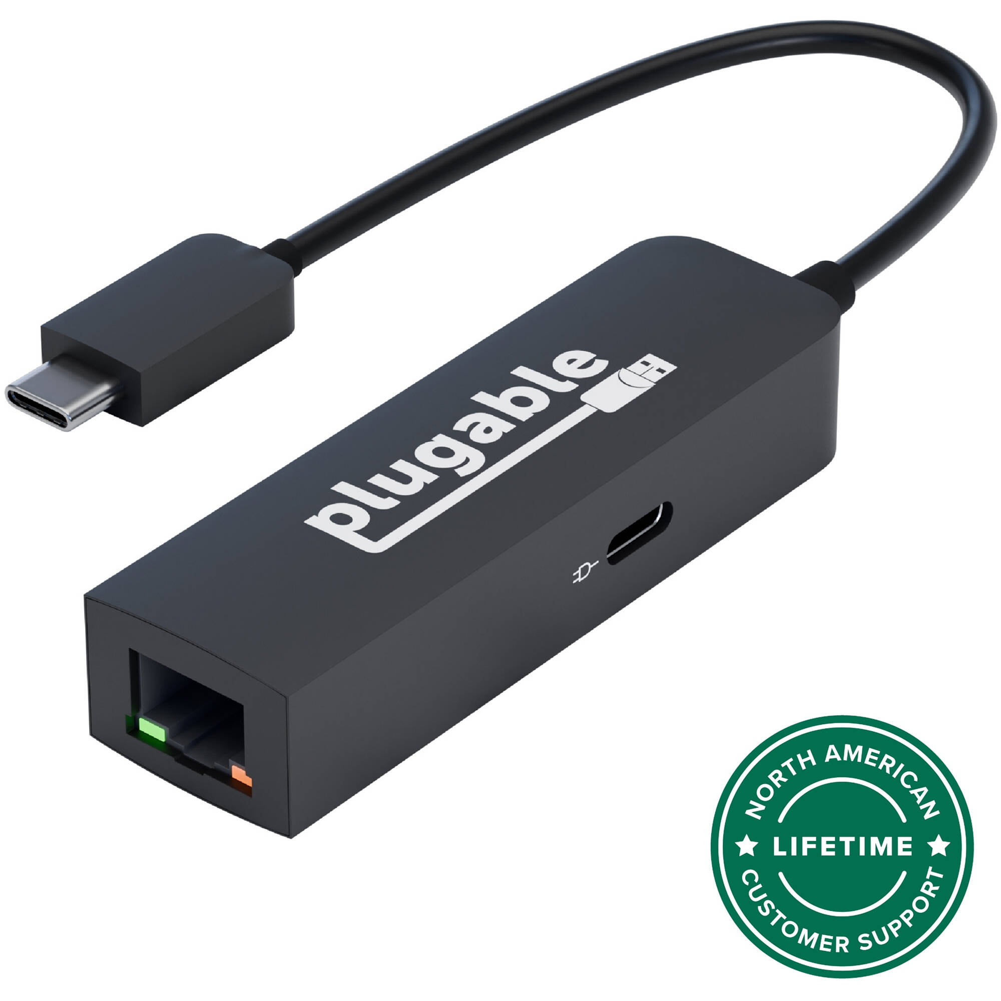 Plugable USBC-E2500PD USB-C 2.5GbE adapter with 100W Power Delivery — view 8
