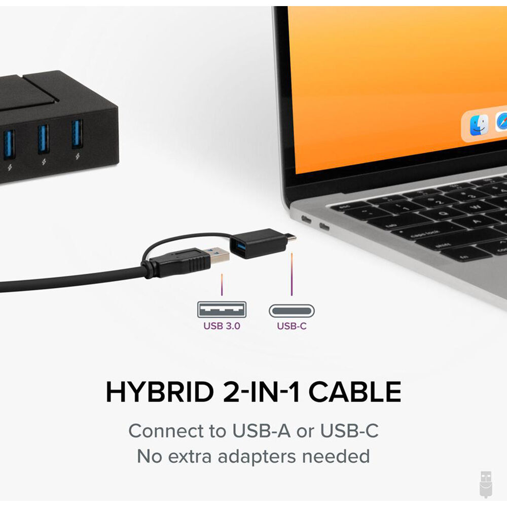 7Port USBC/3.0 Powered Hub — view 3