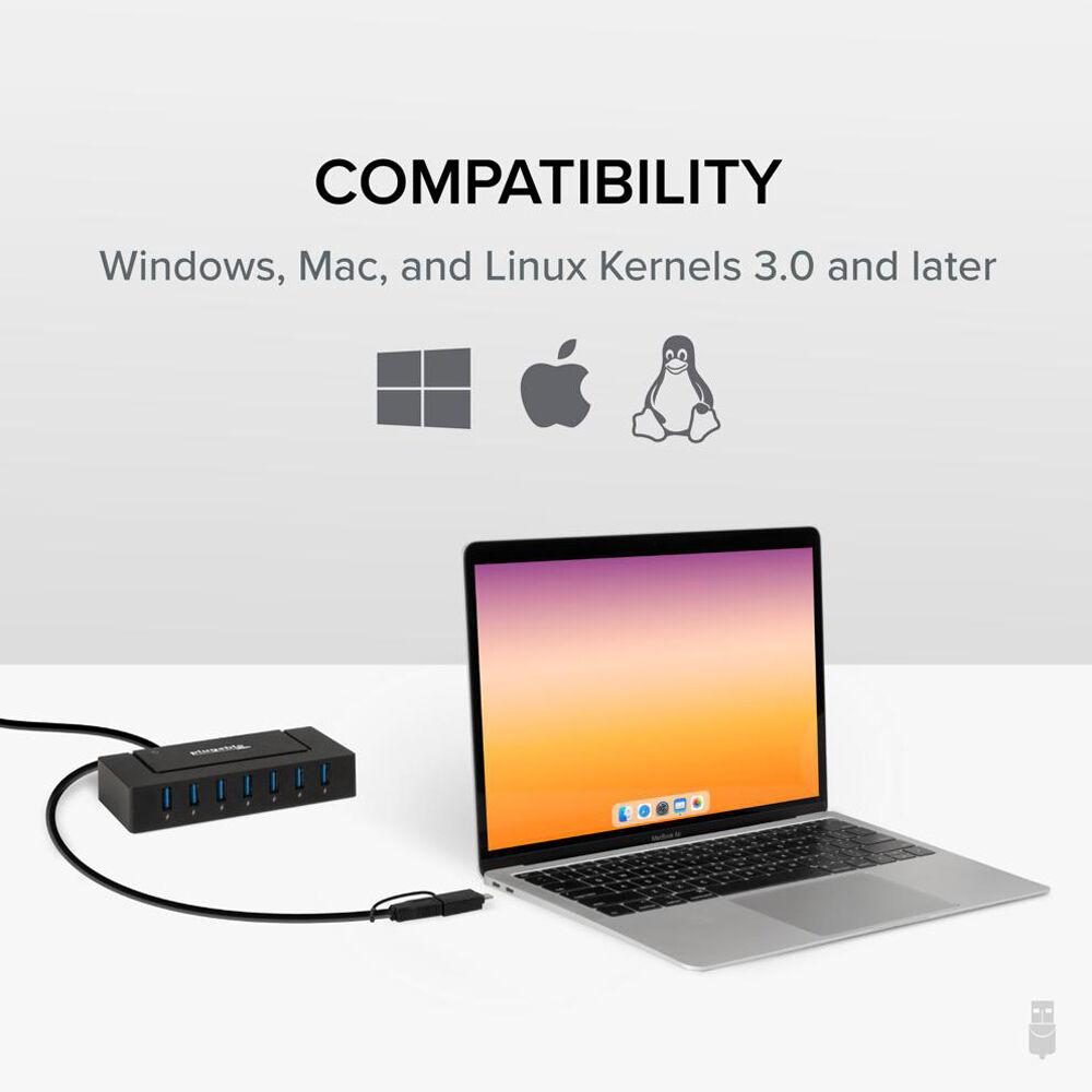 7Port USBC/3.0 Powered Hub — view 6