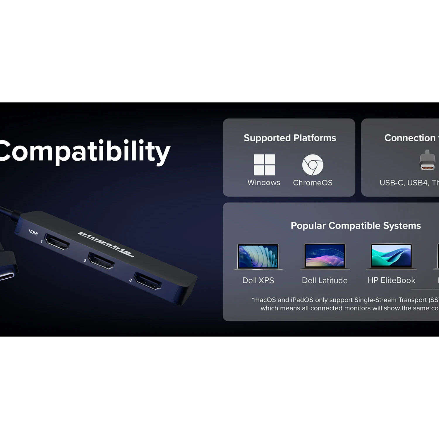 USBC Triple HDMI MST Adapter — view 12