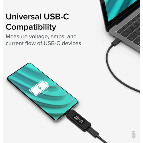 Plugable USB-C power meter tester for monitoring USB-C charging up to 240 W — view 4