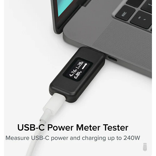 Plugable USB-C power meter tester for monitoring USB-C charging up to 240 W — view 7