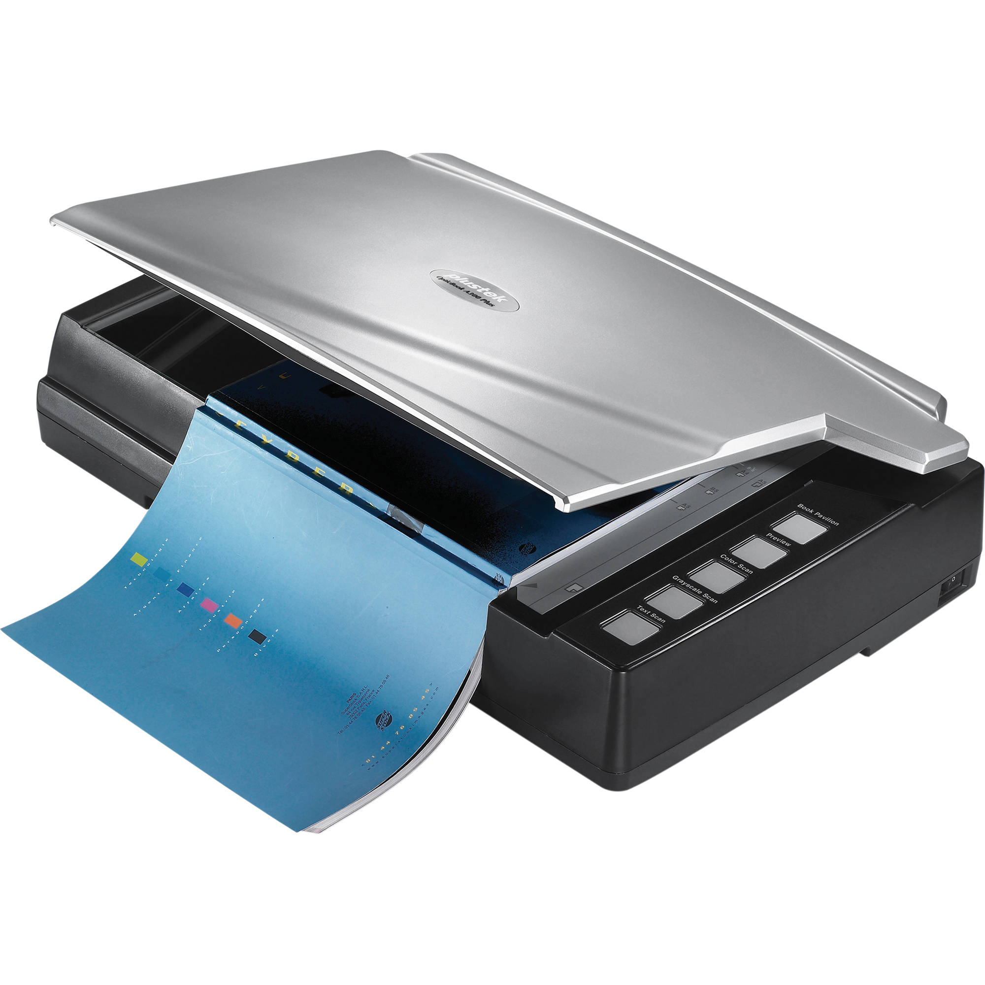 Plustek OpticBook A300 Plus A3 book scanner with flatbed design and 600 dpi resolution — view 2