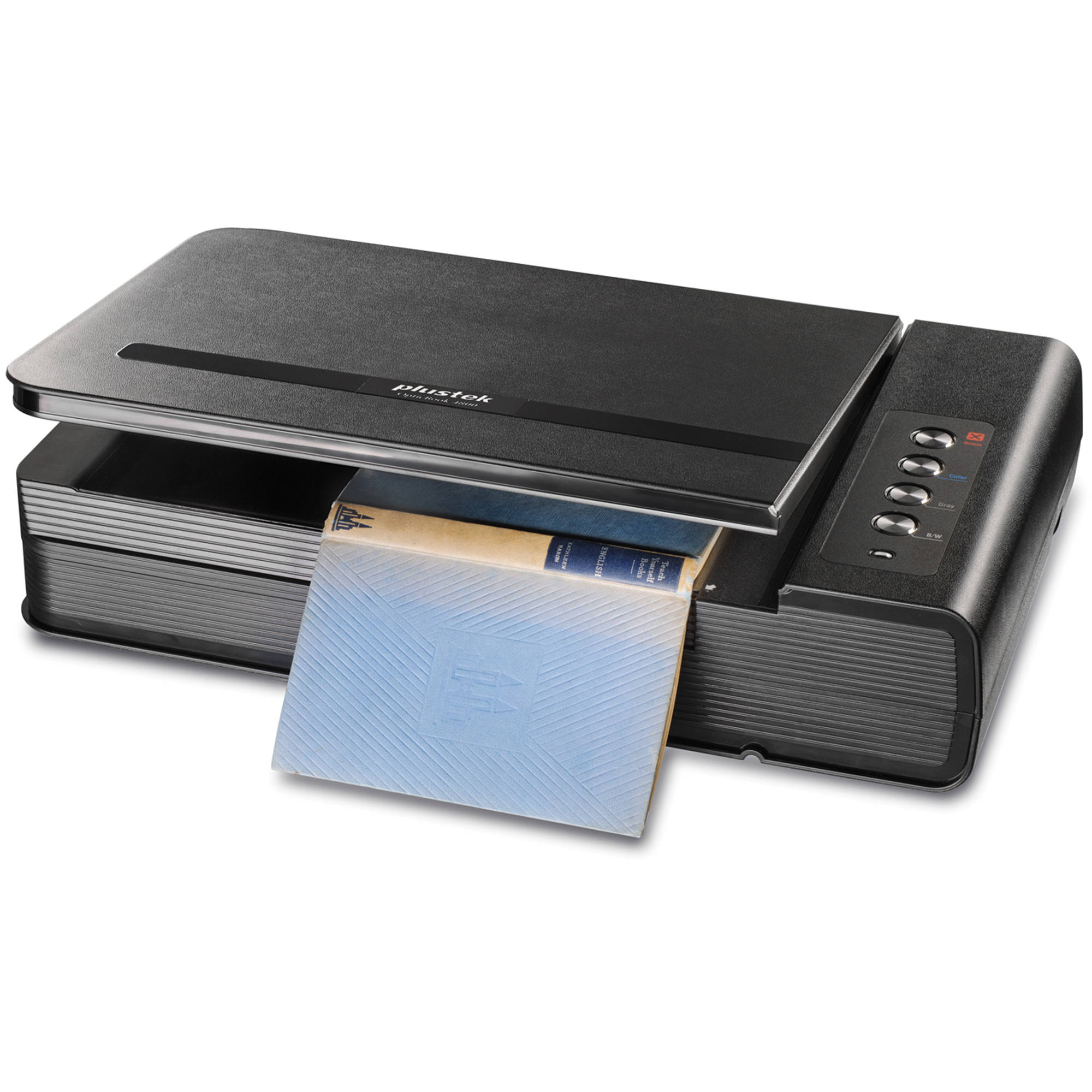 Plustek OpticBook 4800 book scanner with USB connectivity and A4 scanning support — view 2