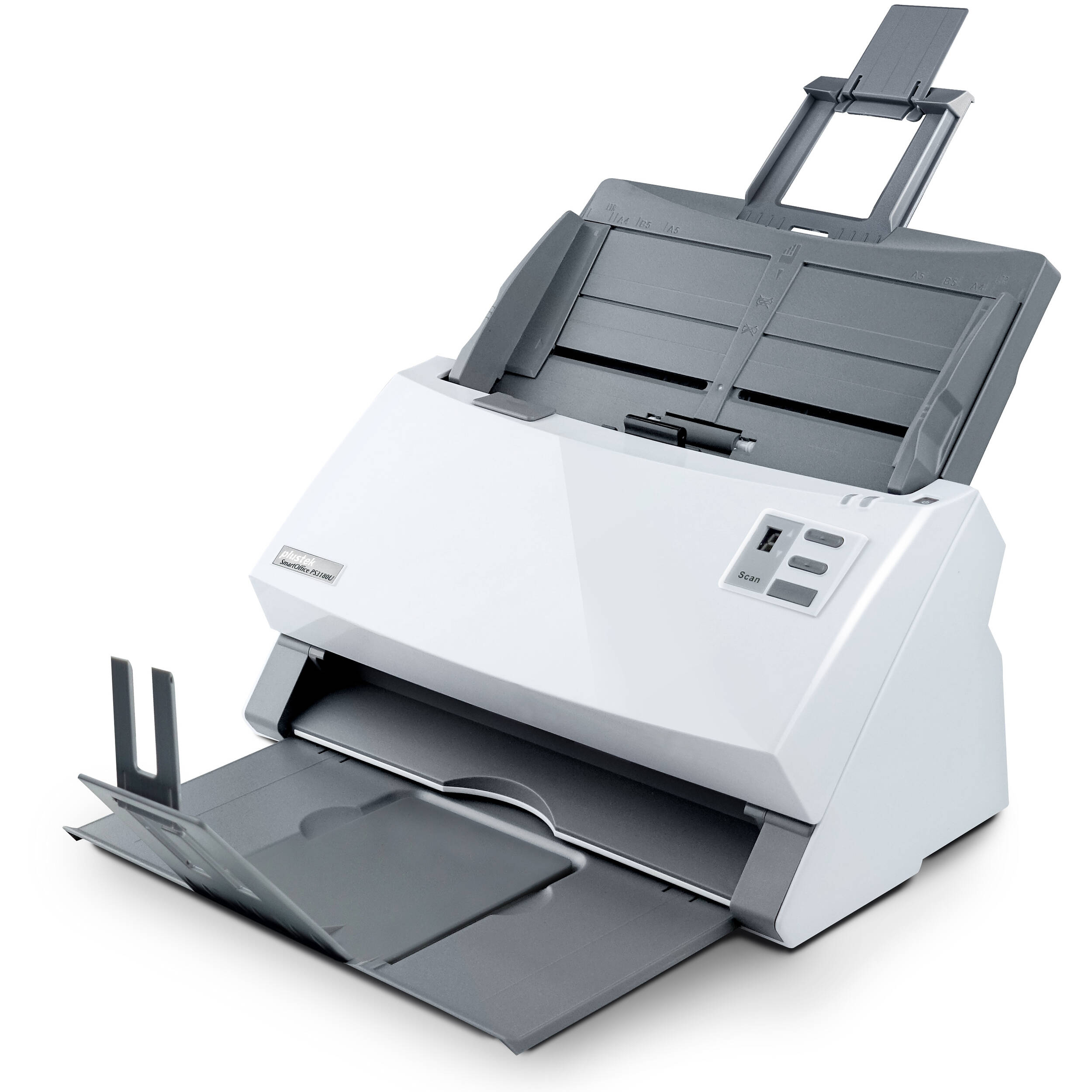 Plustek SmartOffice PS3180U sheet-fed document scanner with duplex ADF and USB 2.0 — view 2