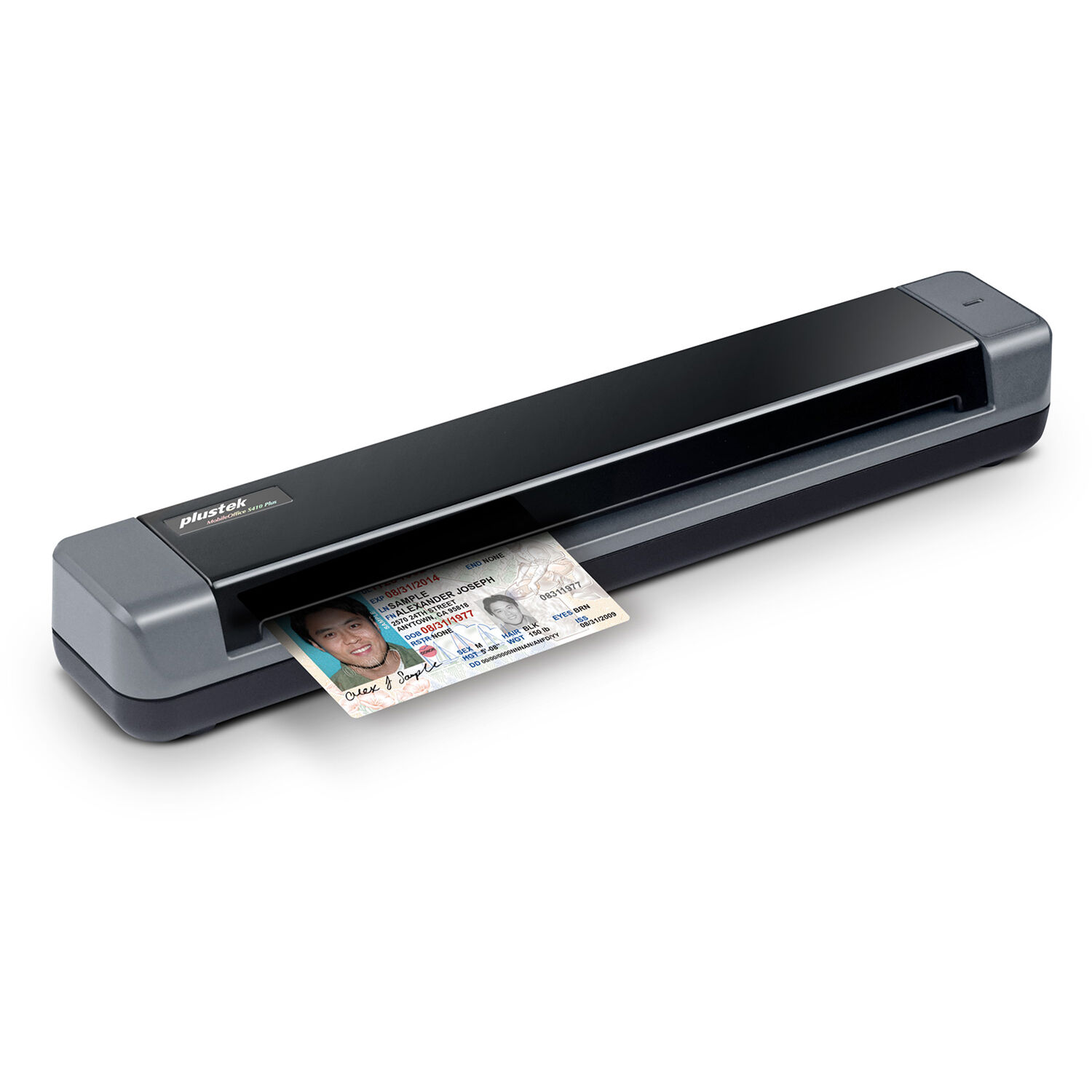 Plustek MobileOffice S410 Plus portable simplex scanner, USB powered — view 3