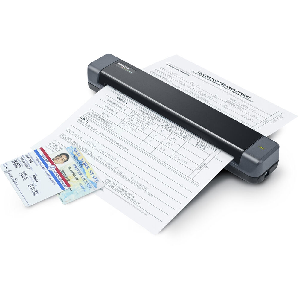 Plustek MobileOffice S410 Plus portable simplex scanner, USB powered — view 5