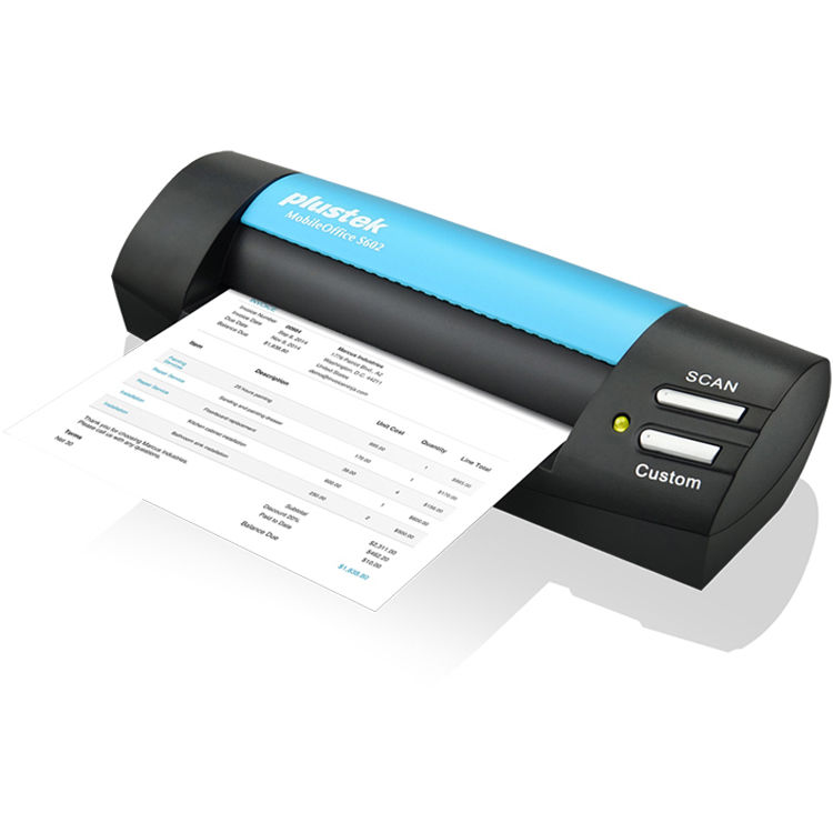 Plustek S602 portable simplex ID card scanner with USB power and 600 dpi resolution — view 5