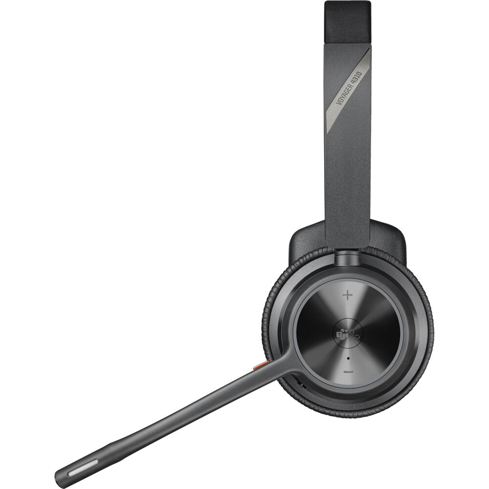 Poly Voyager 4310 UC wireless binaural headset with boom microphone and USB-C charging — view 2