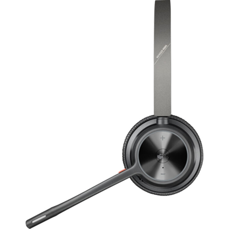 HP Poly Voyager 4320 UC V4320-M C wireless on-ear binaural headset with boom microphone — view 3