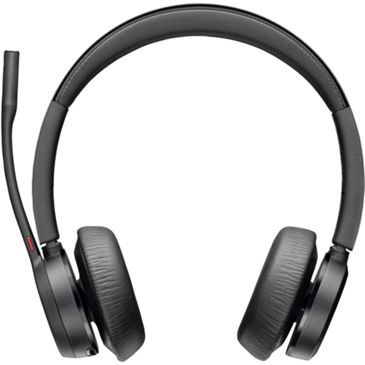 HP Poly Voyager 4320 UC V4320-M C wireless on-ear binaural headset with boom microphone — view 4
