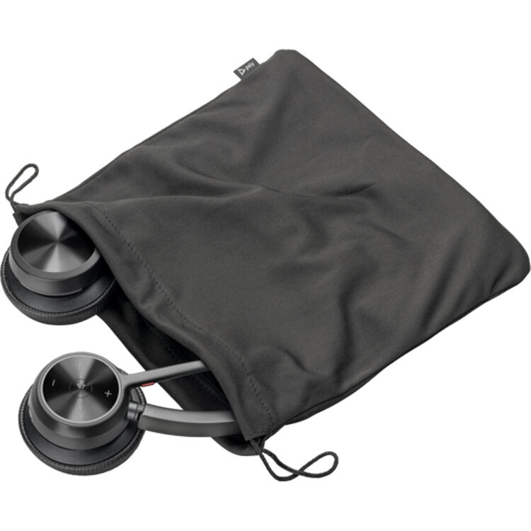 Poly Voyager 4320 UC wireless dual-ear headset with boom microphone for business calls — view 6